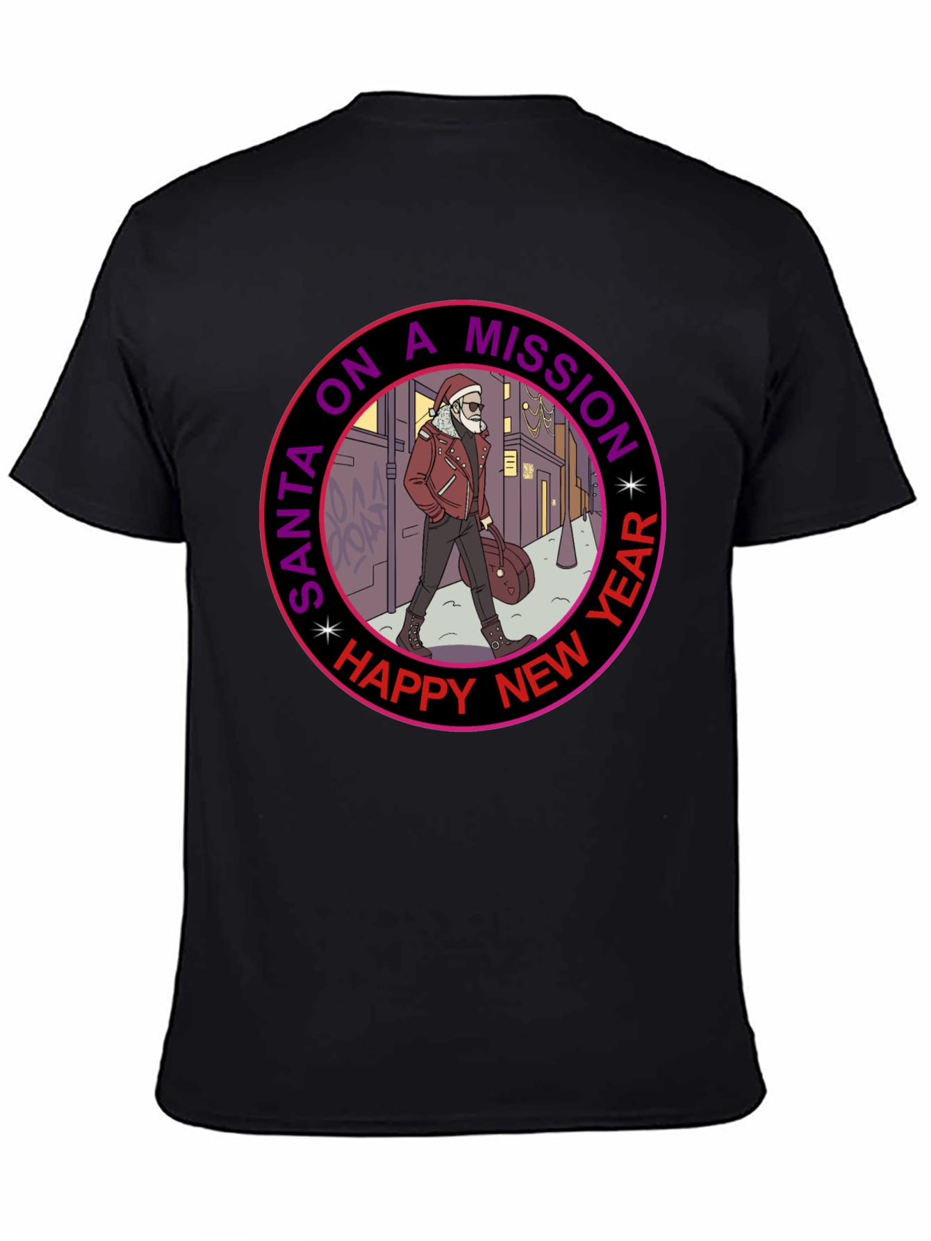 Santa on a Mission Graphic Tee