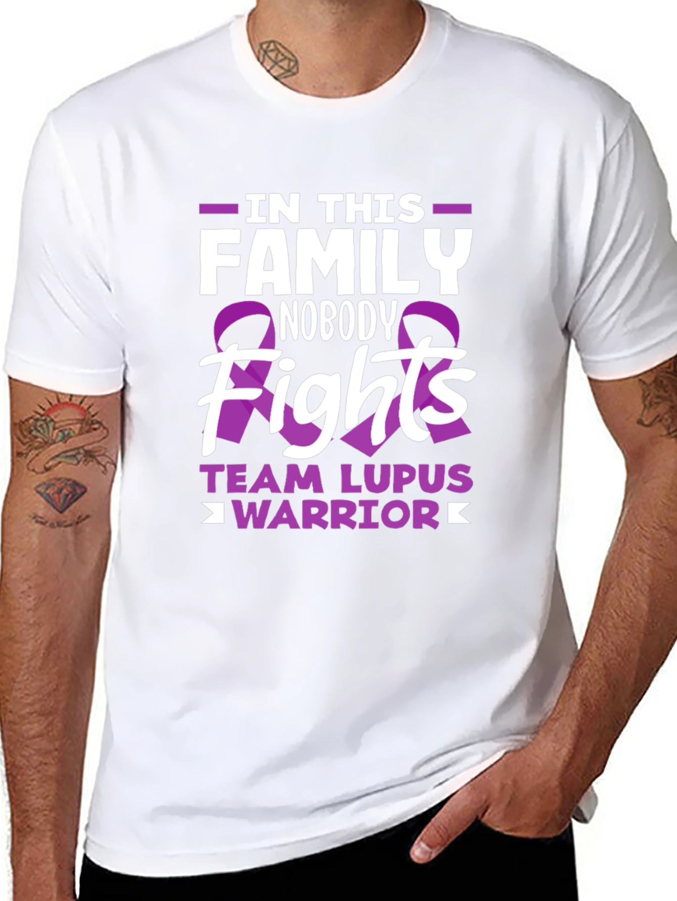Lupus Warrior Family Support T-Shirt