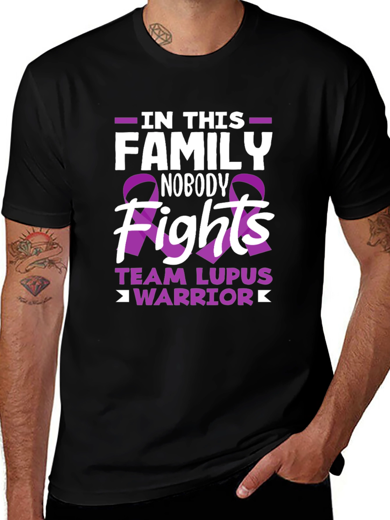 Lupus Warrior Family Support T-Shirt