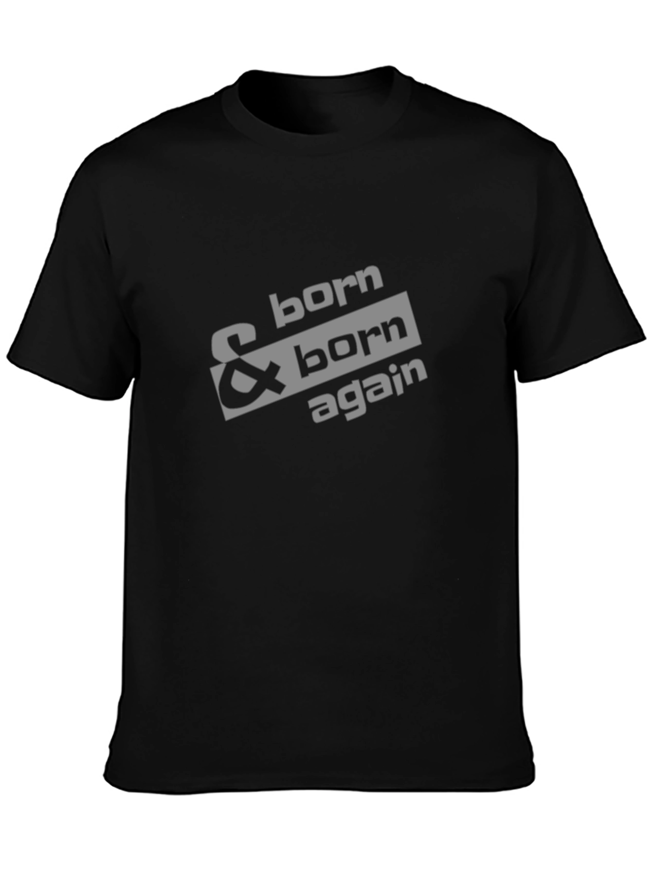 Born Again Graphic Tee - Stylish Cotton Blend