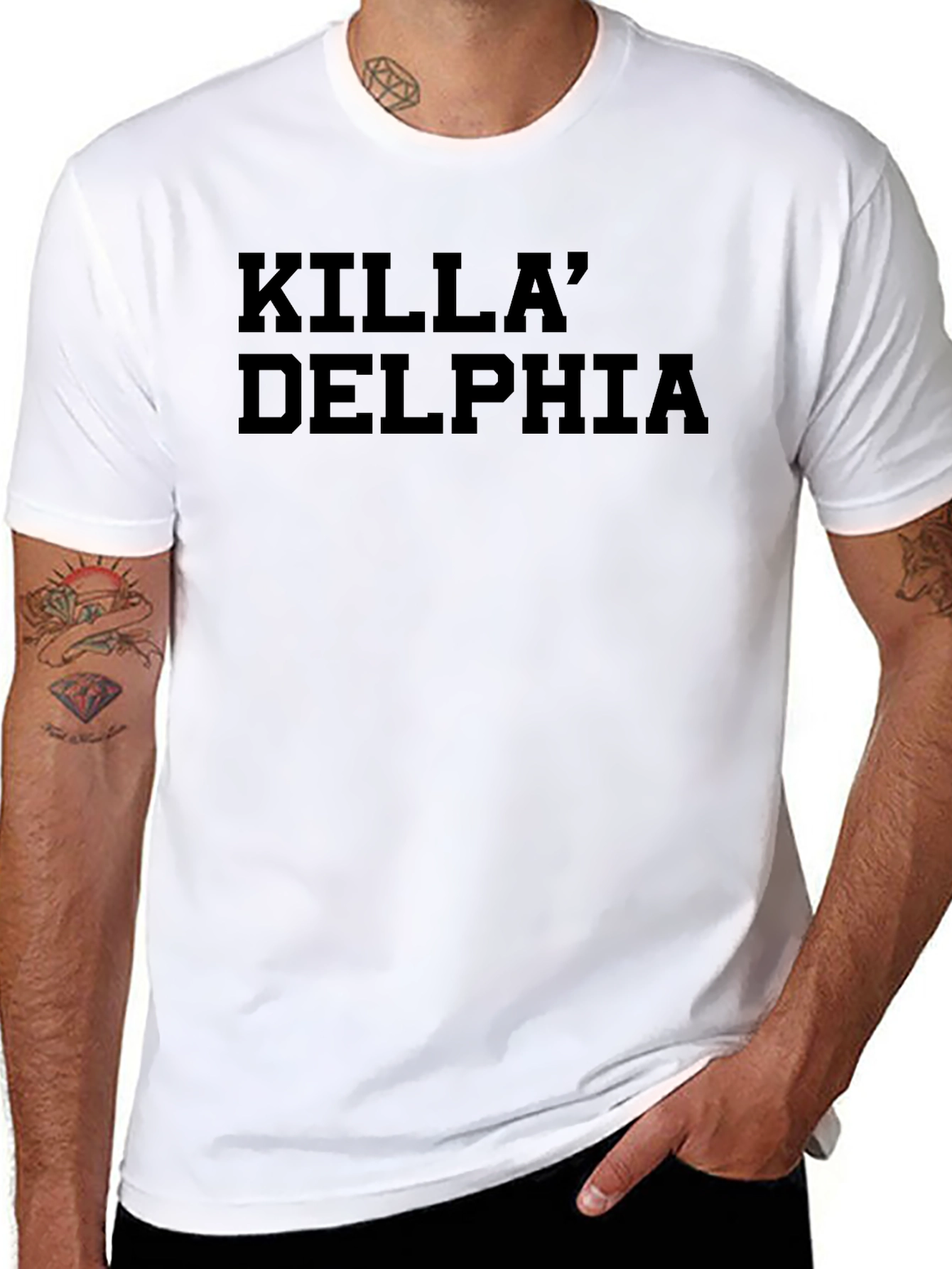 Killa Delphia Graphic T-Shirt - Classic Black Tee