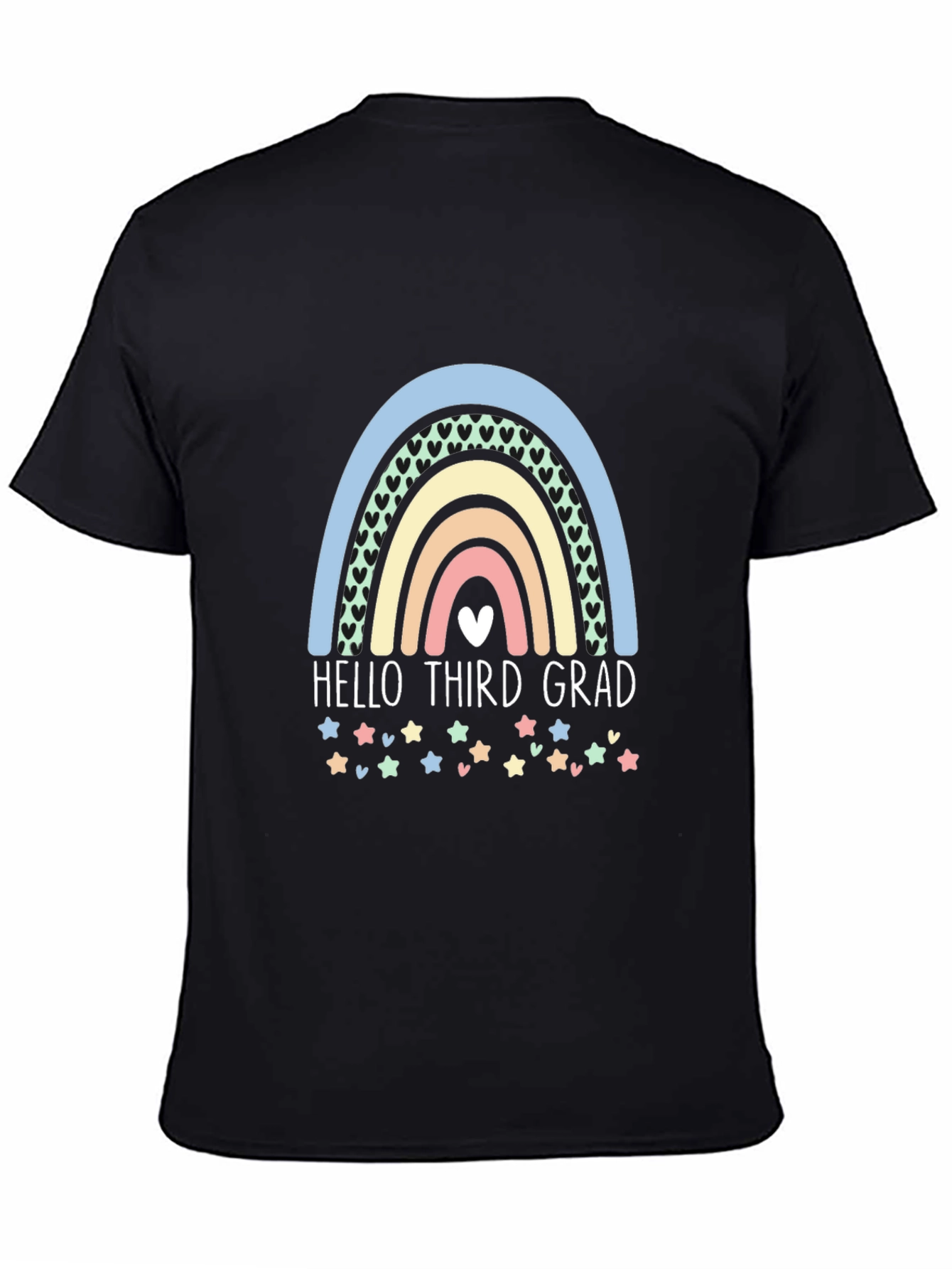 Hello Third Grade Rainbow T-Shirt