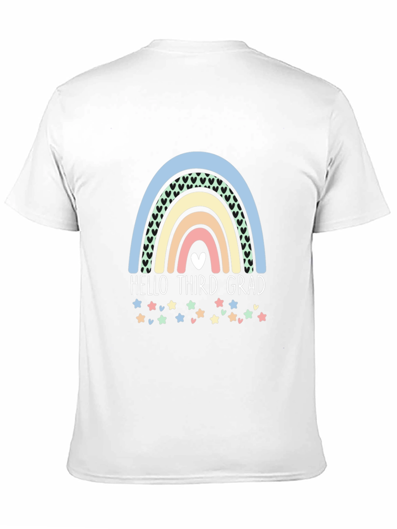 Hello Third Grade Rainbow T-Shirt