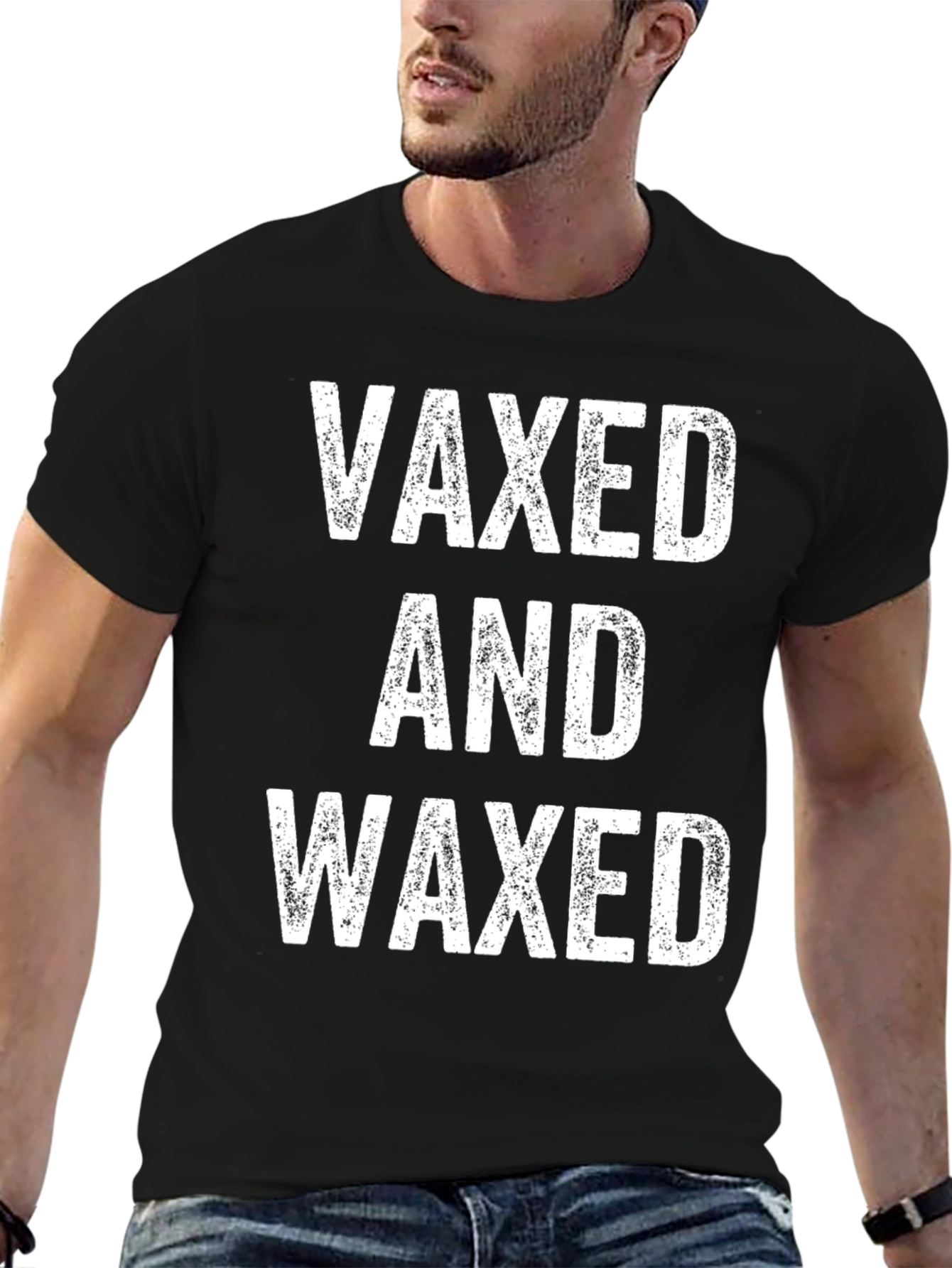 Vaxed and Waxed Graphic Tee - Black