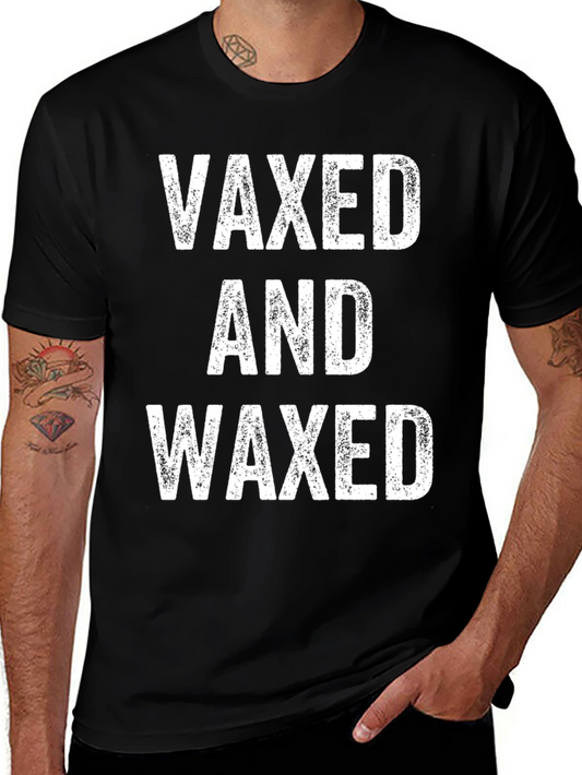 Vaxed and Waxed Graphic Tee - Black