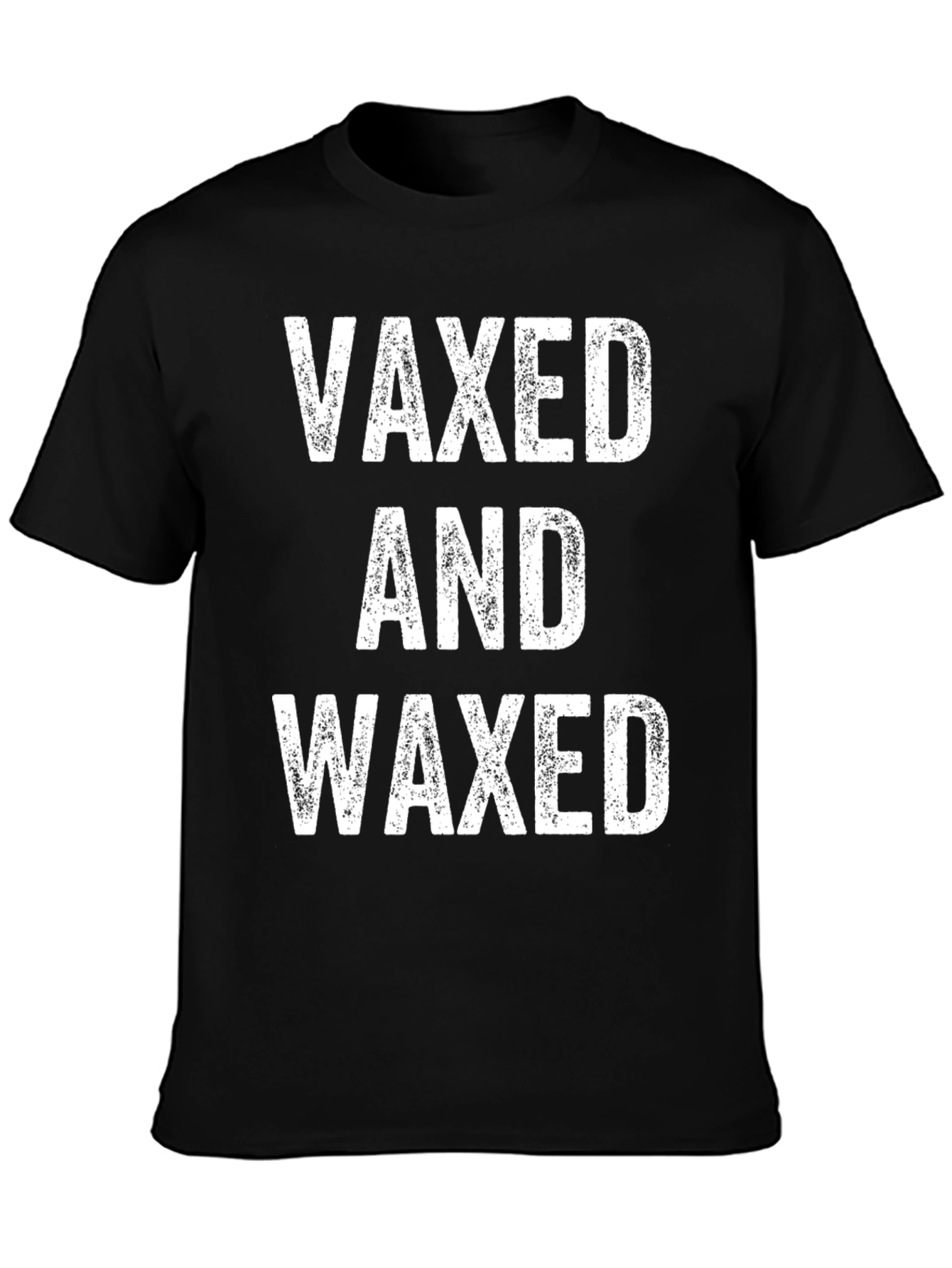 Vaxed and Waxed Graphic Tee - Black