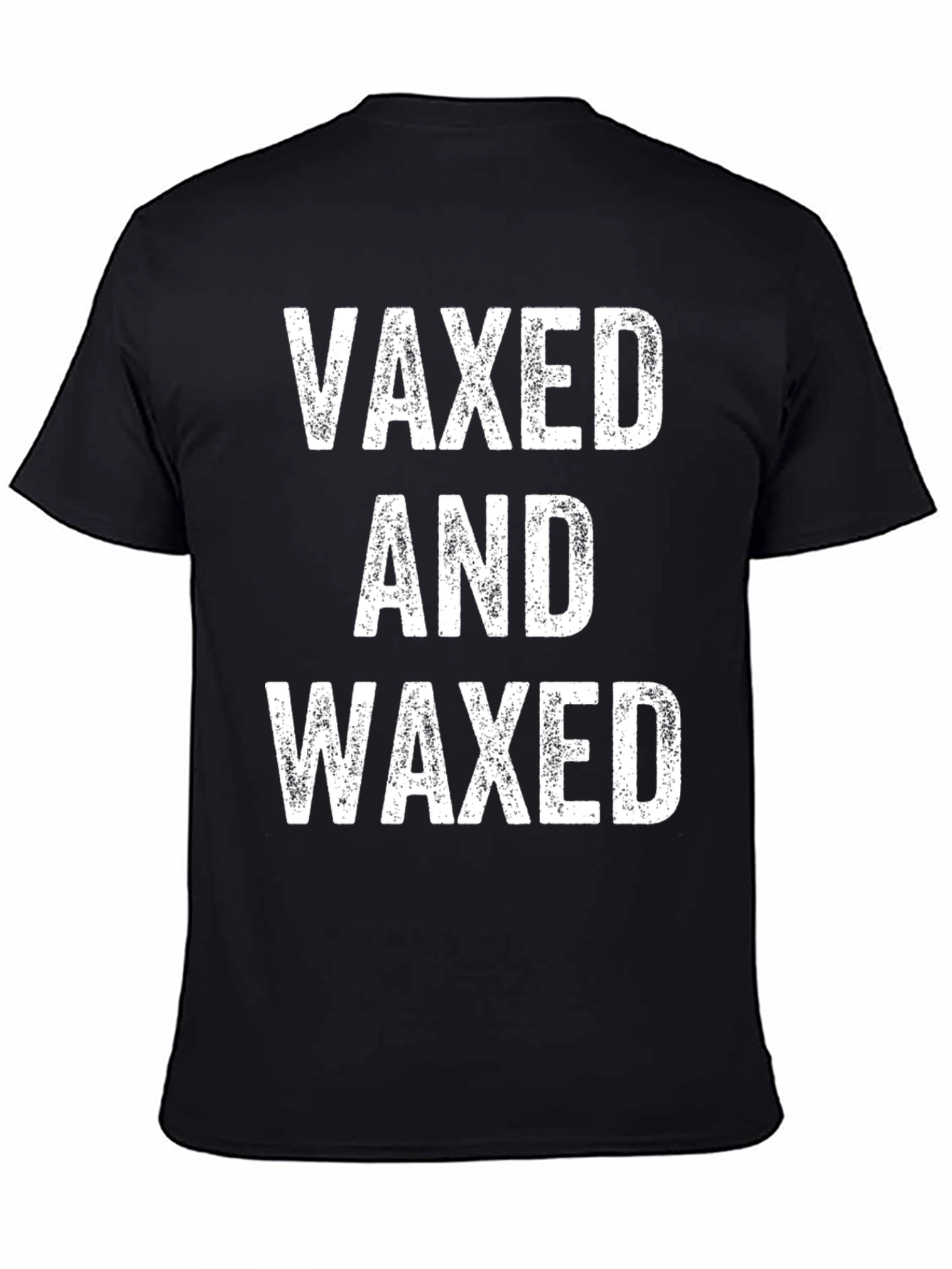Vaxed and Waxed Graphic Tee - Black