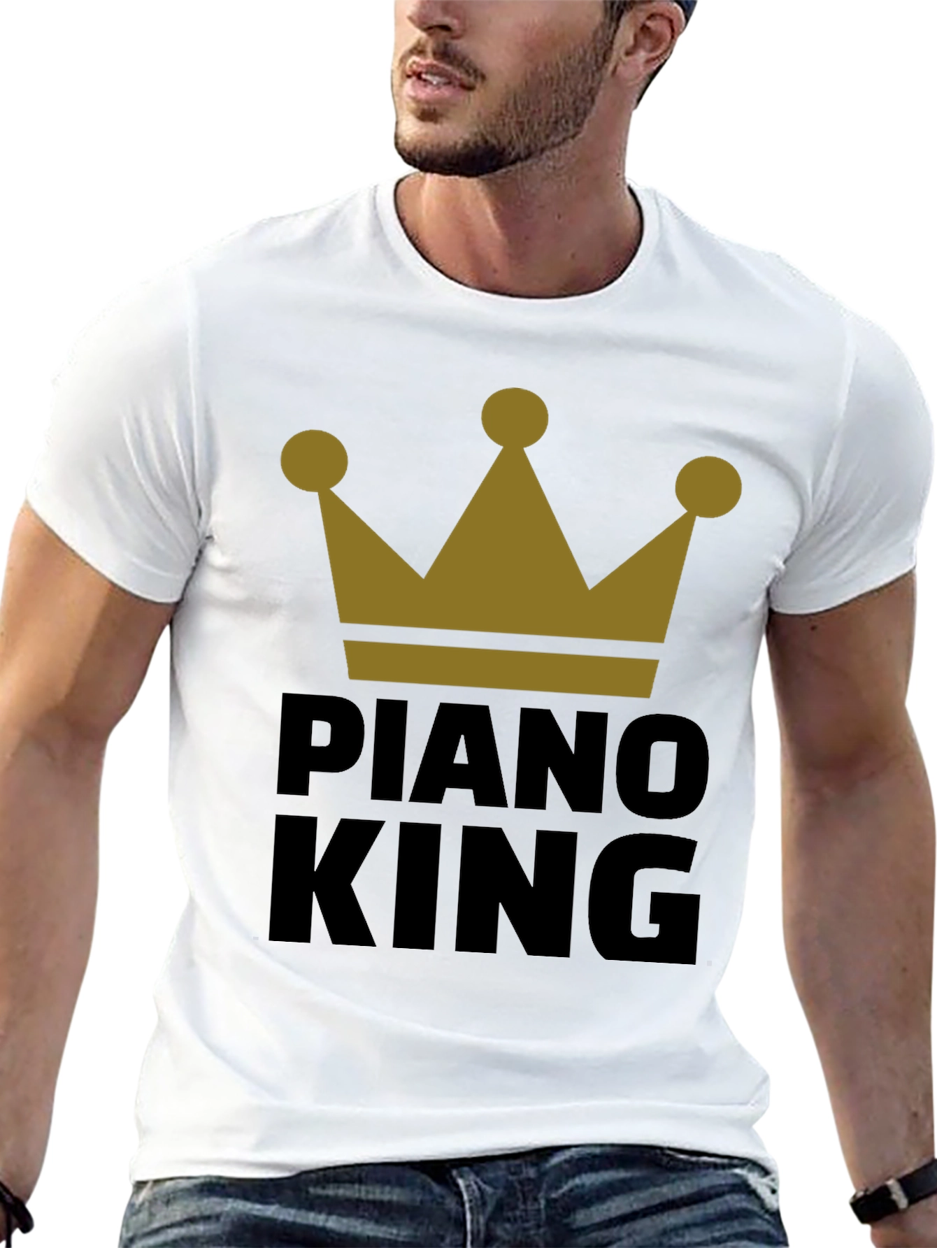 Piano King Graphic T-Shirt