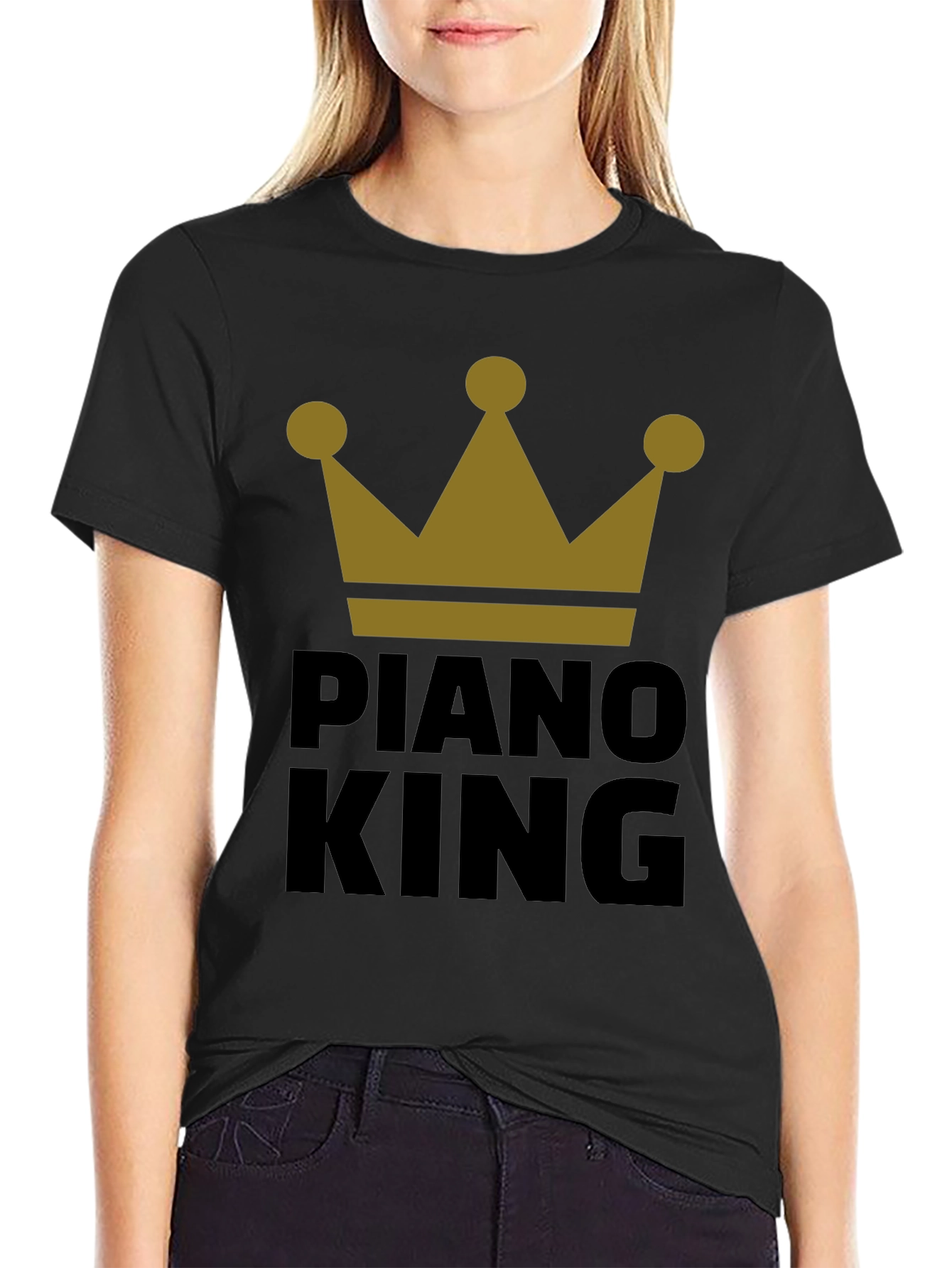 Piano King Graphic T-Shirt