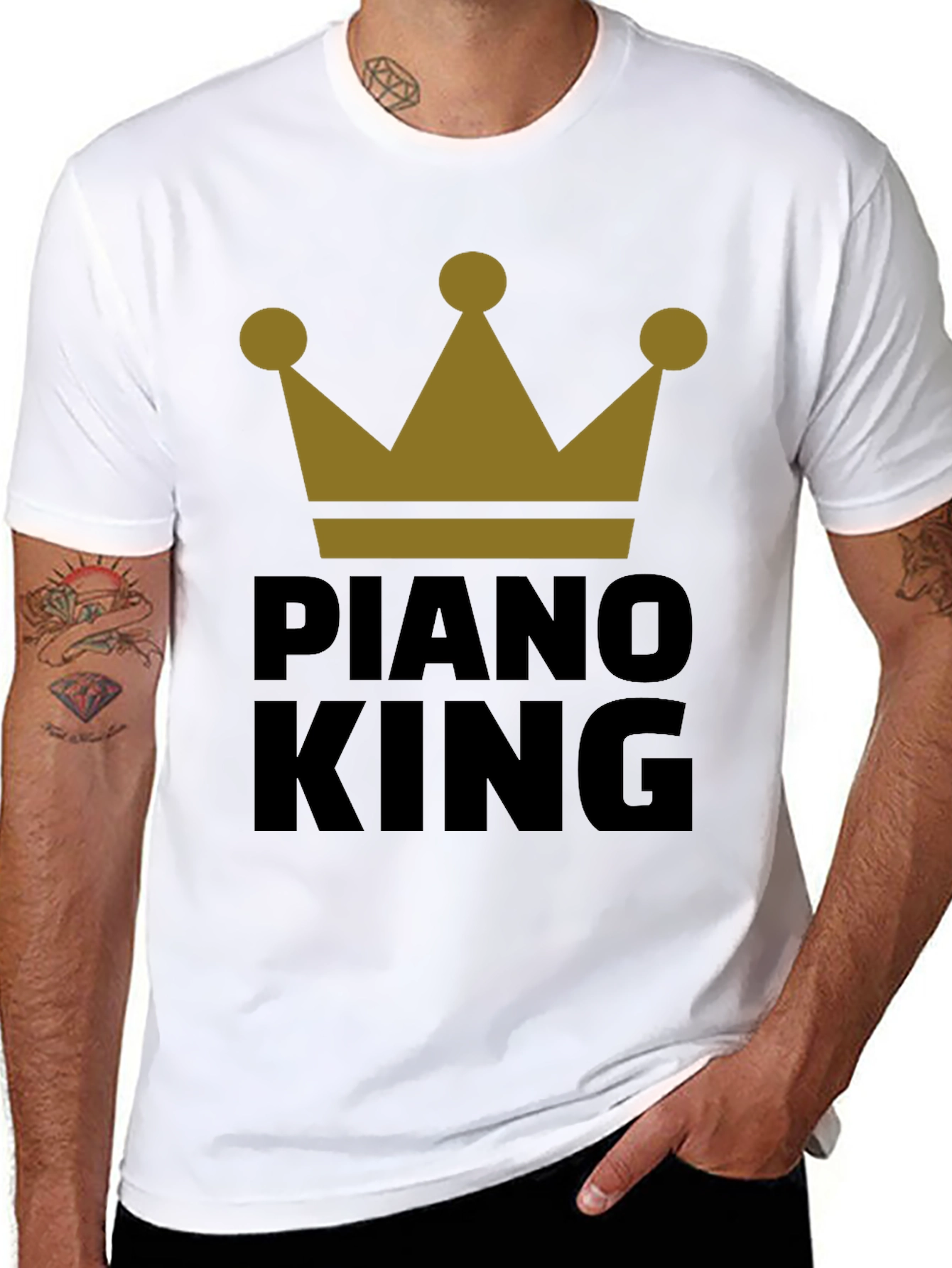 Piano King Graphic T-Shirt