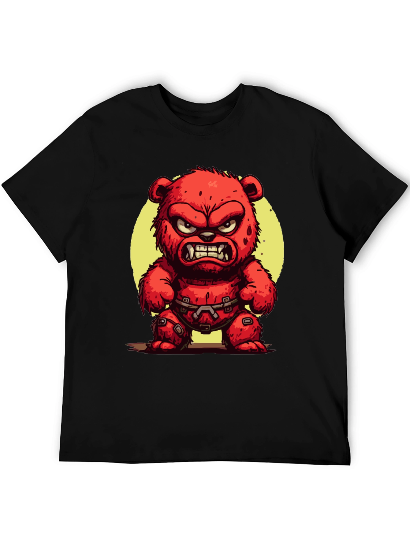 Angry Red Bear Graphic Tee