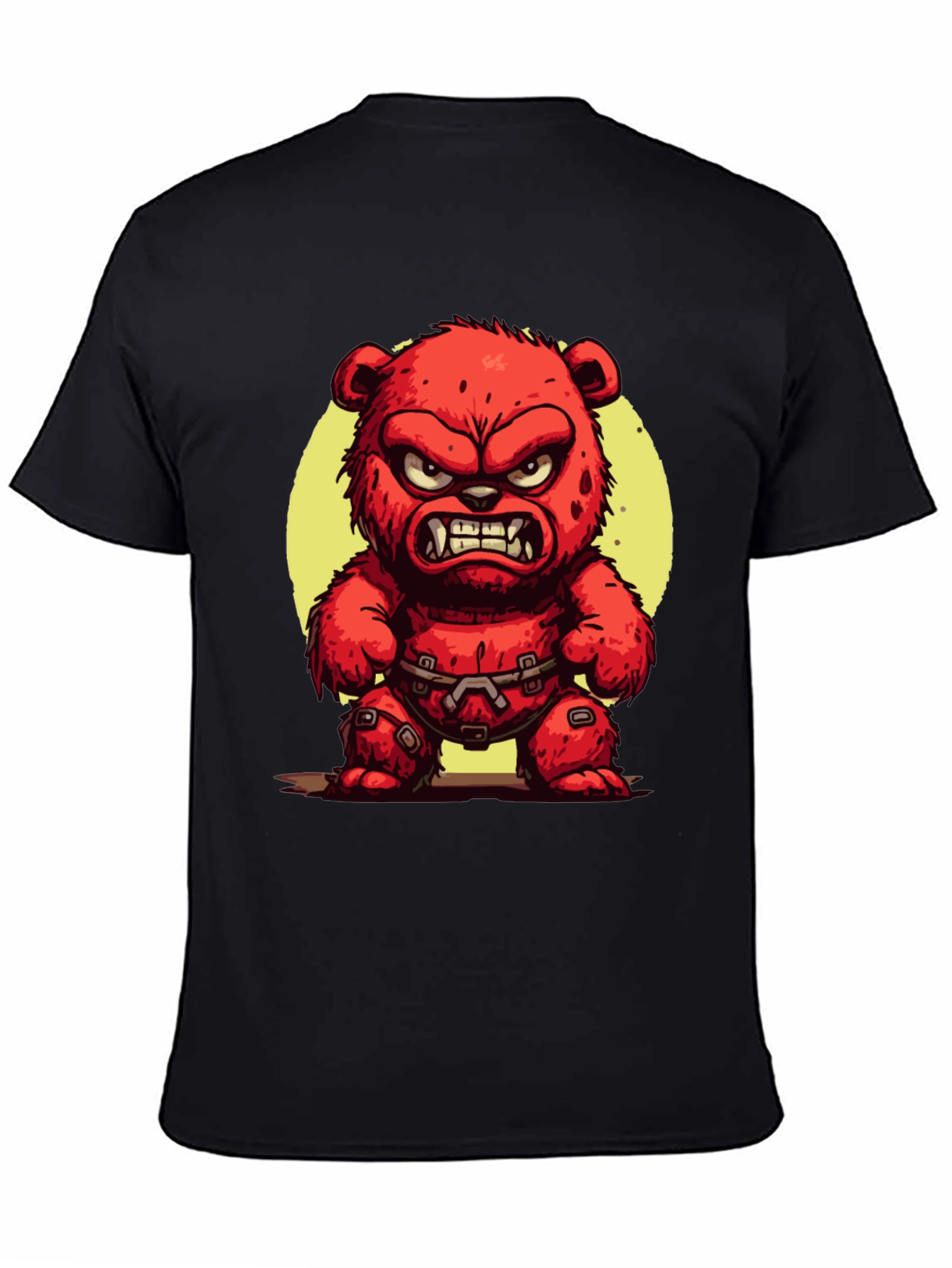 Angry Red Bear Graphic Tee