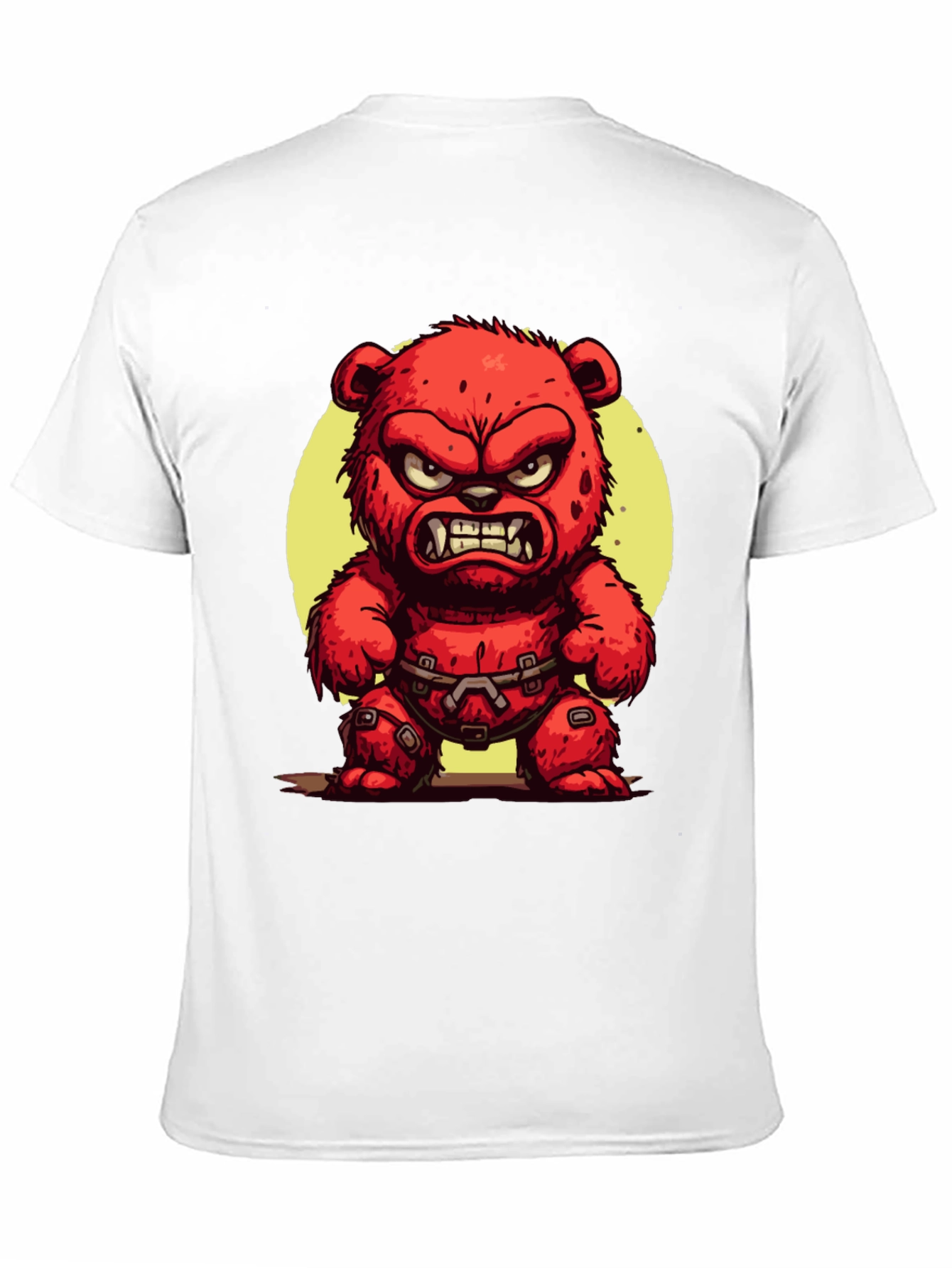 Angry Red Bear Graphic Tee