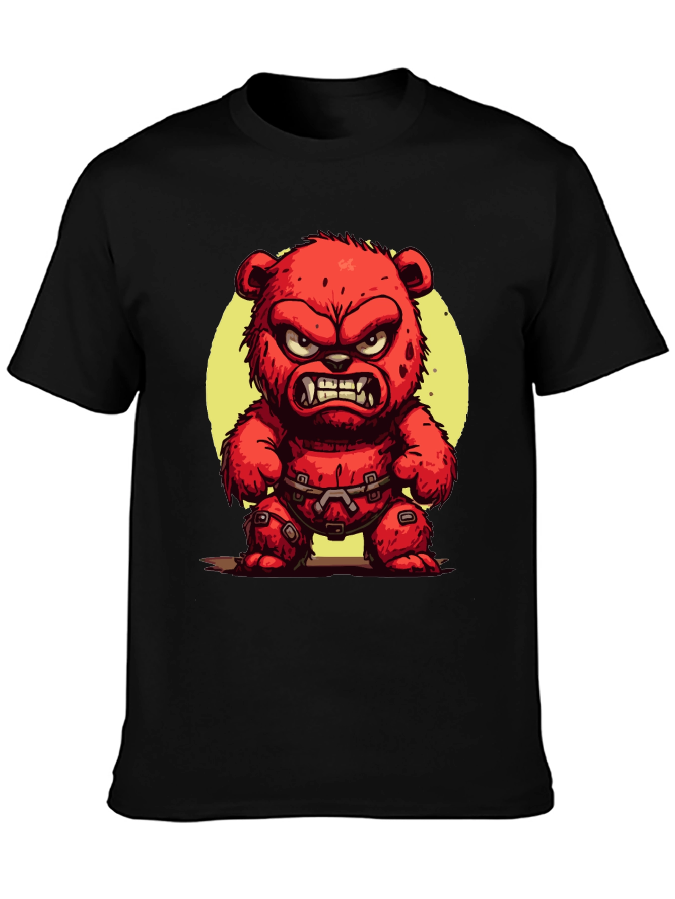 Angry Red Bear Graphic Tee