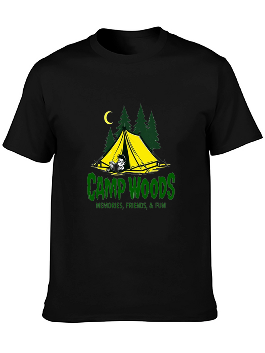 Camp Woods Graphic Tee - Memories Friends Fun!