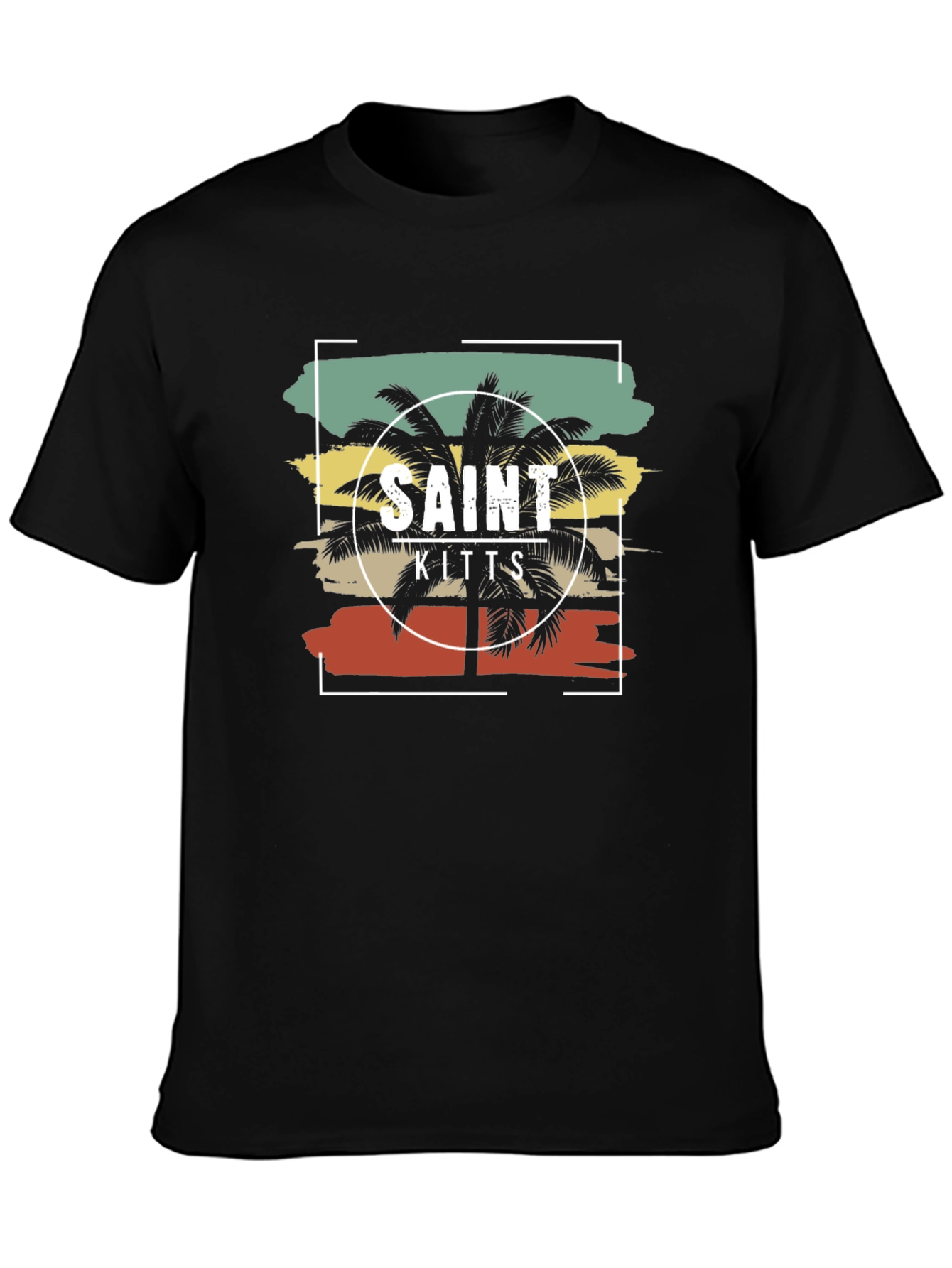 Saint Kitts Retro Graphic T-Shirt