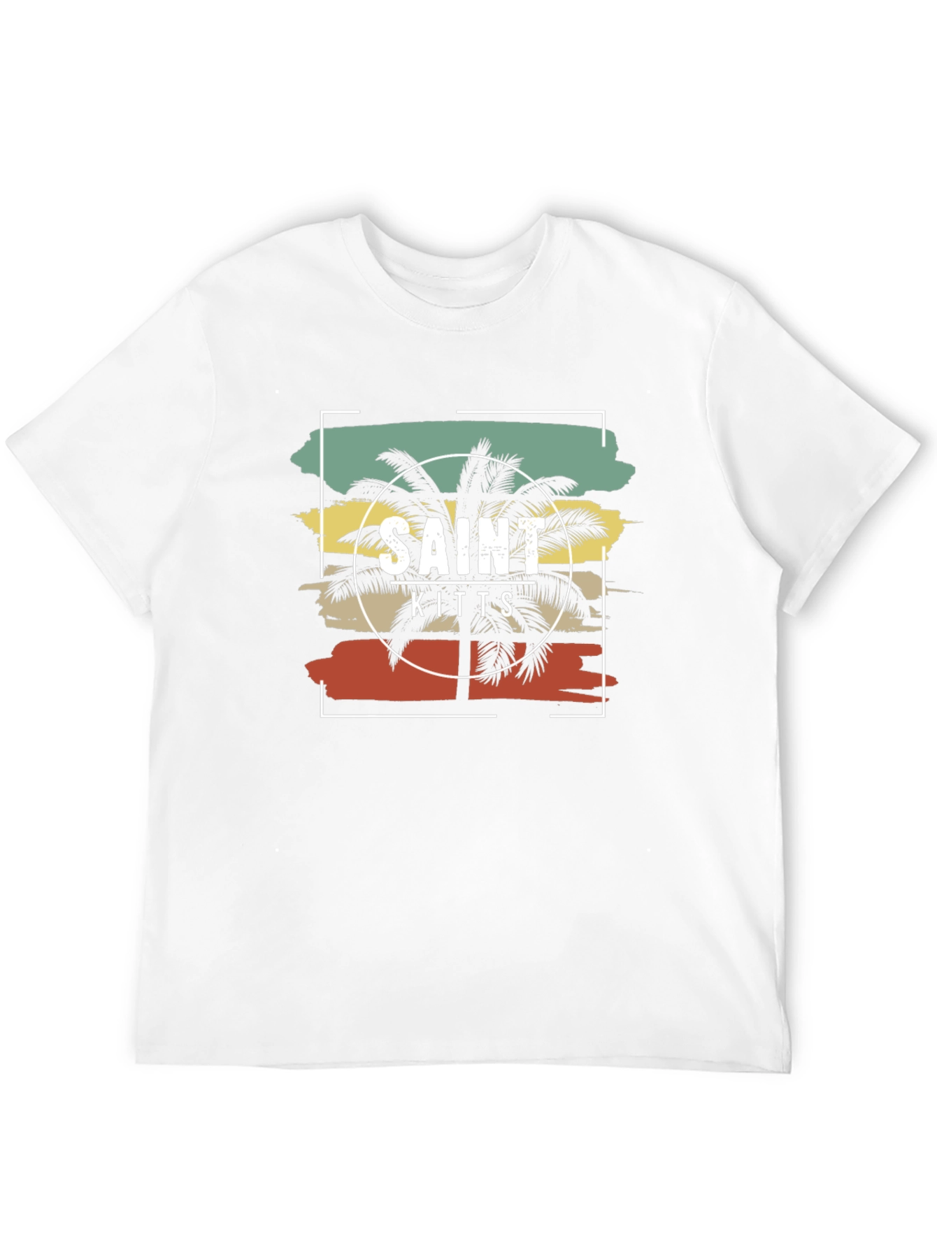 Saint Kitts Retro Graphic T-Shirt