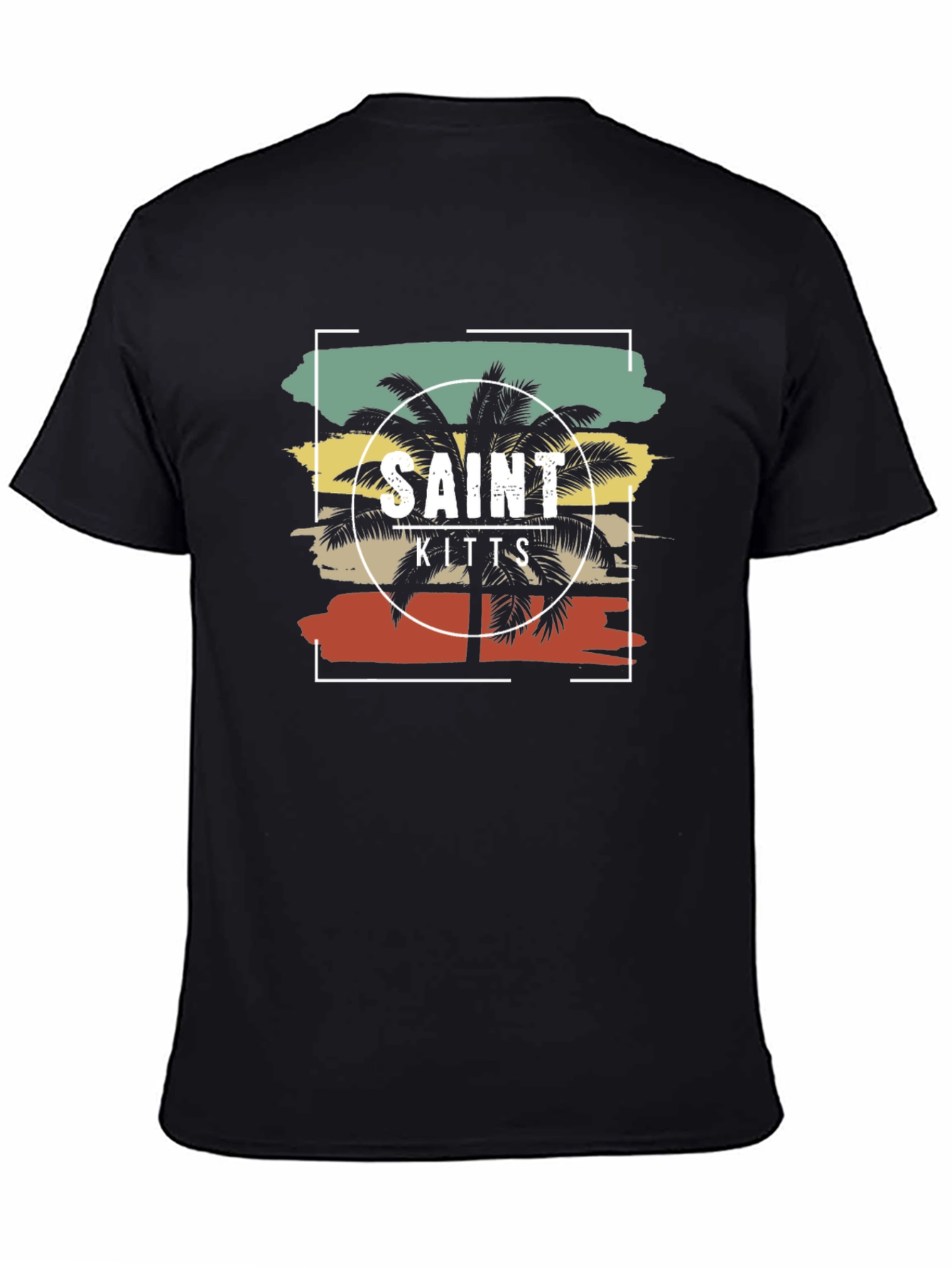 Saint Kitts Retro Graphic T-Shirt
