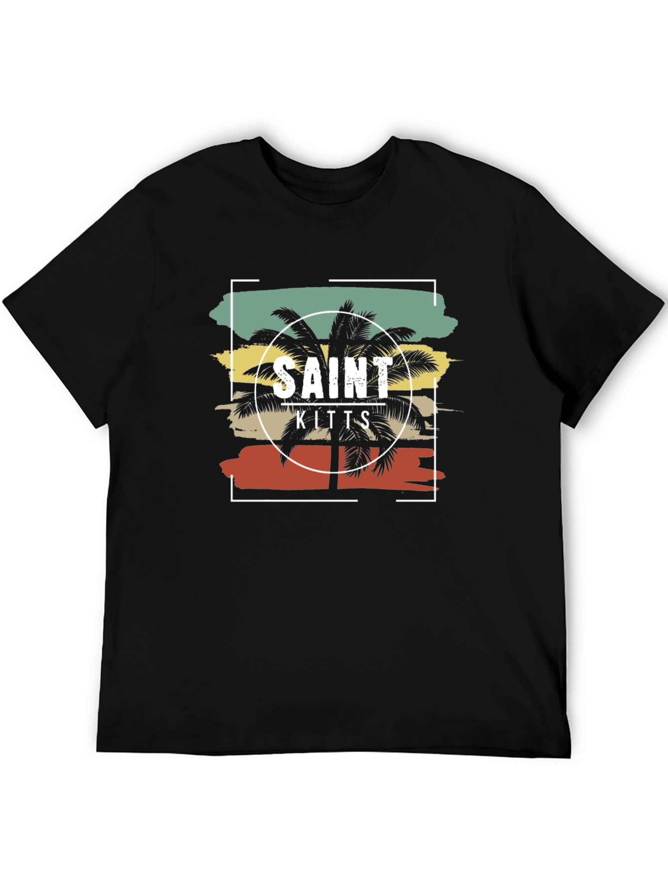 Saint Kitts Retro Graphic T-Shirt