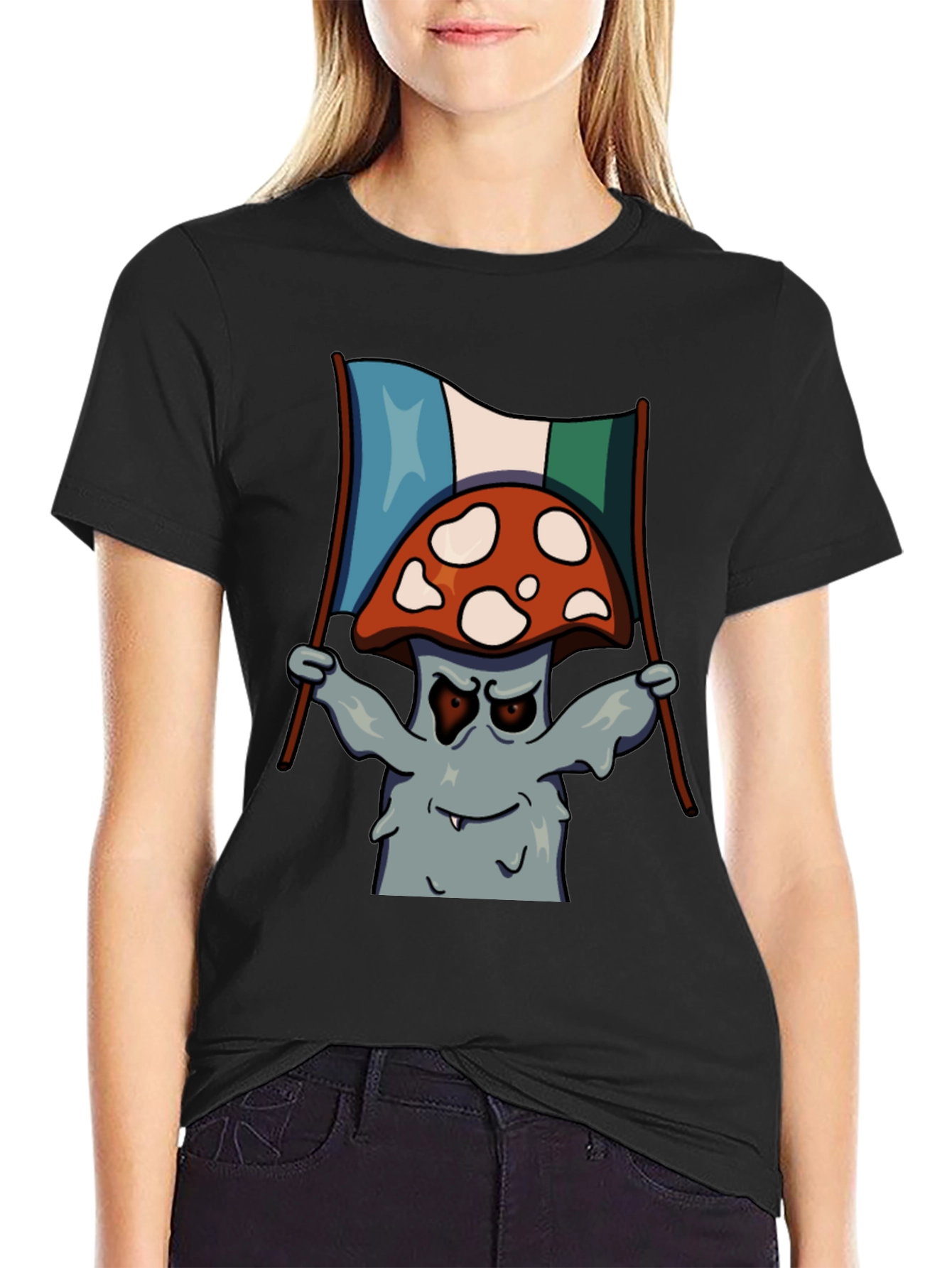 Mushroom Graphic Tee - Quirky & Unique