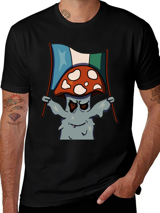 Mushroom Graphic Tee - Quirky & Unique
