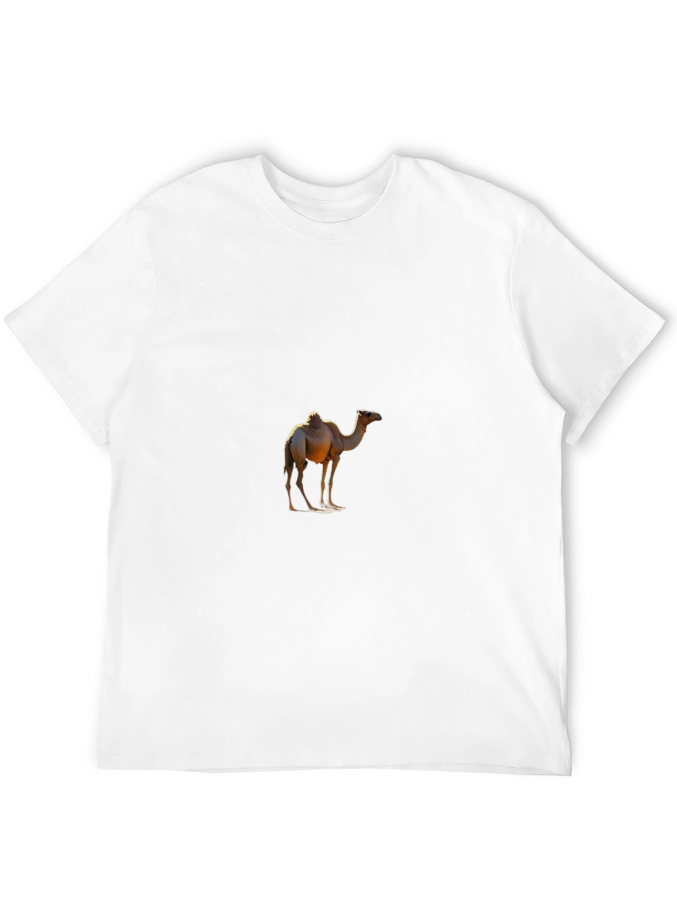 Camel Graphic Print Mens Black T-Shirt