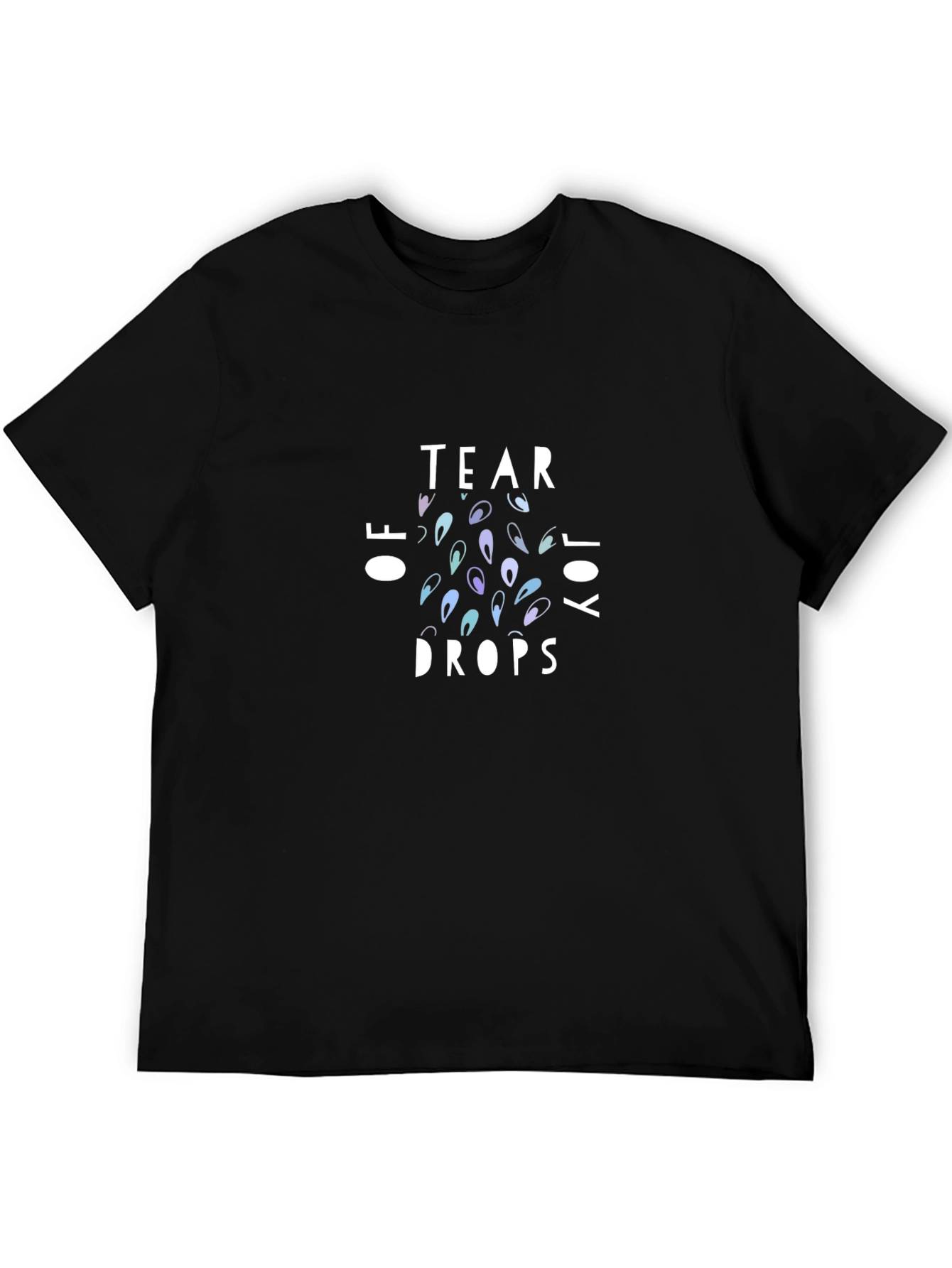 Tear of Joy Drops Graphic T-Shirt