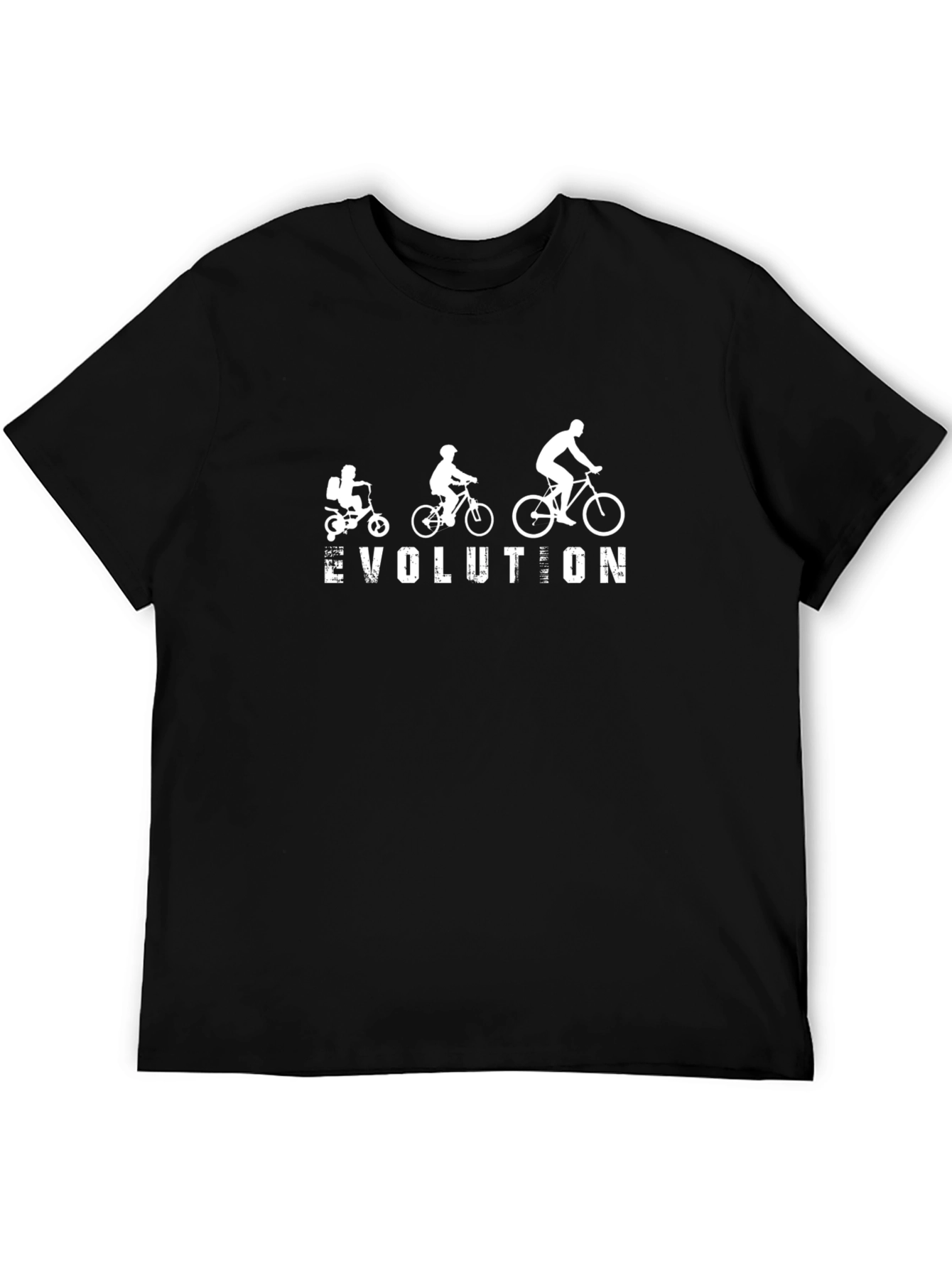 Bicycle Evolution T-Shirt - Black Cotton Tee