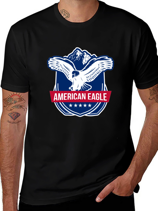 American Eagle Graphic T-Shirt - Patriotic Style