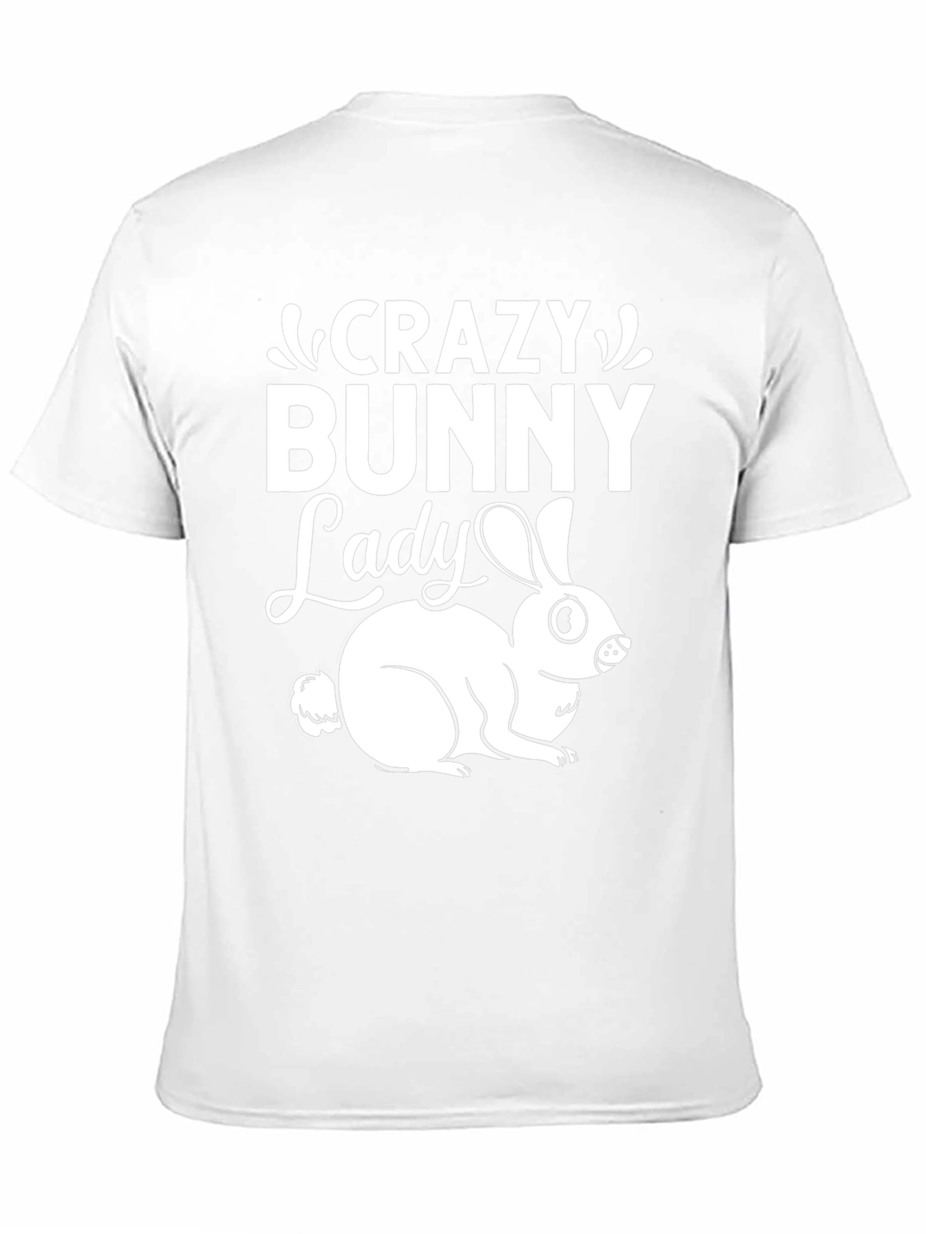 Crazy Bunny Lady Graphic T-Shirt