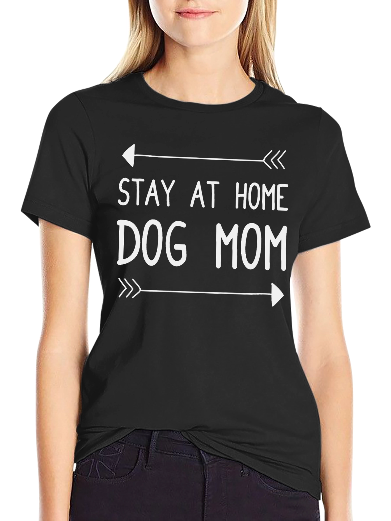 Stay at Home Dog Mom Graphic Tee