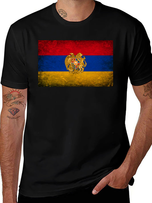 Armenia Flag T-Shirt Vintage Style
