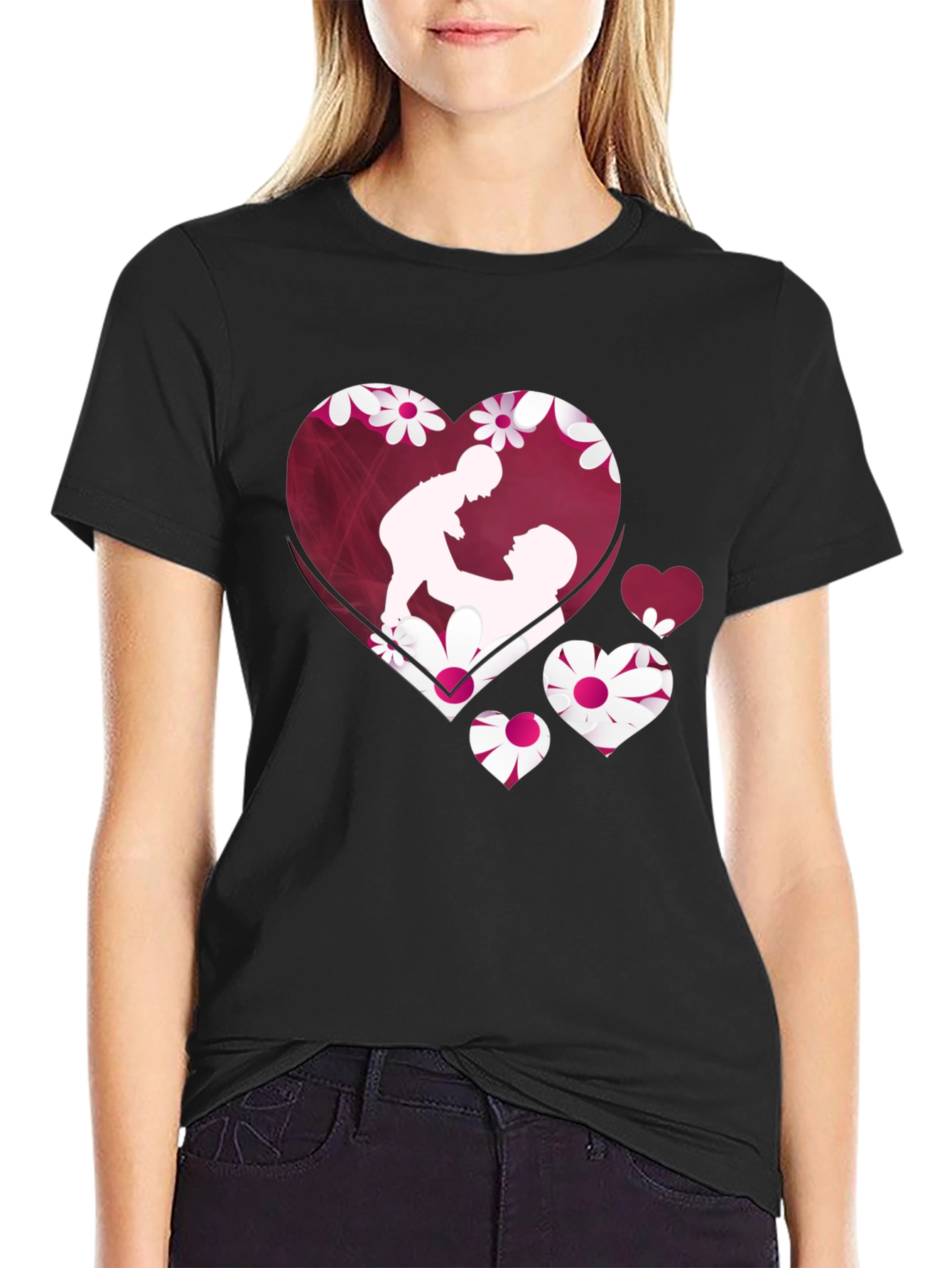 Heart Mother & Child T-Shirt - Love & Family