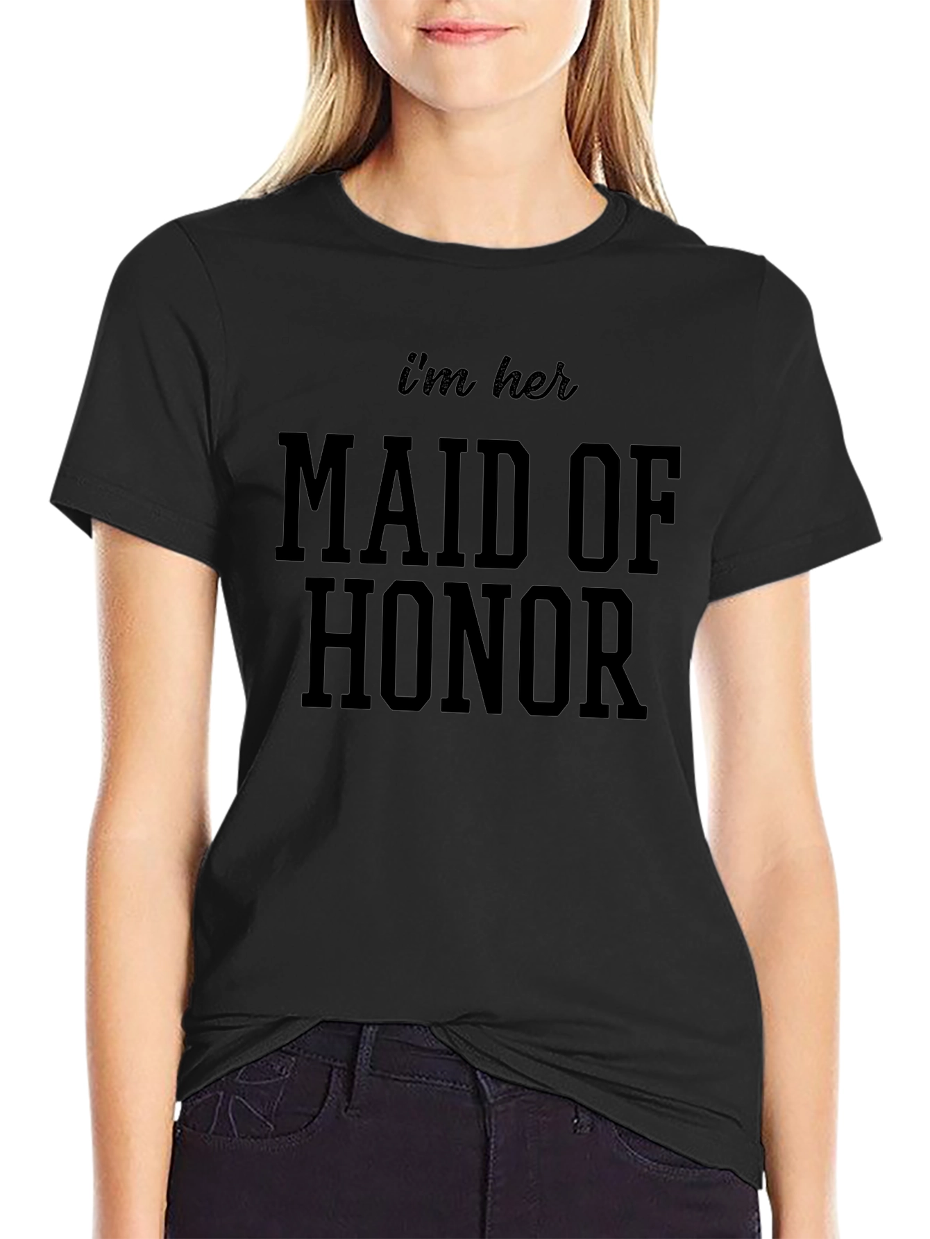 Maid of Honor Wedding T-Shirt
