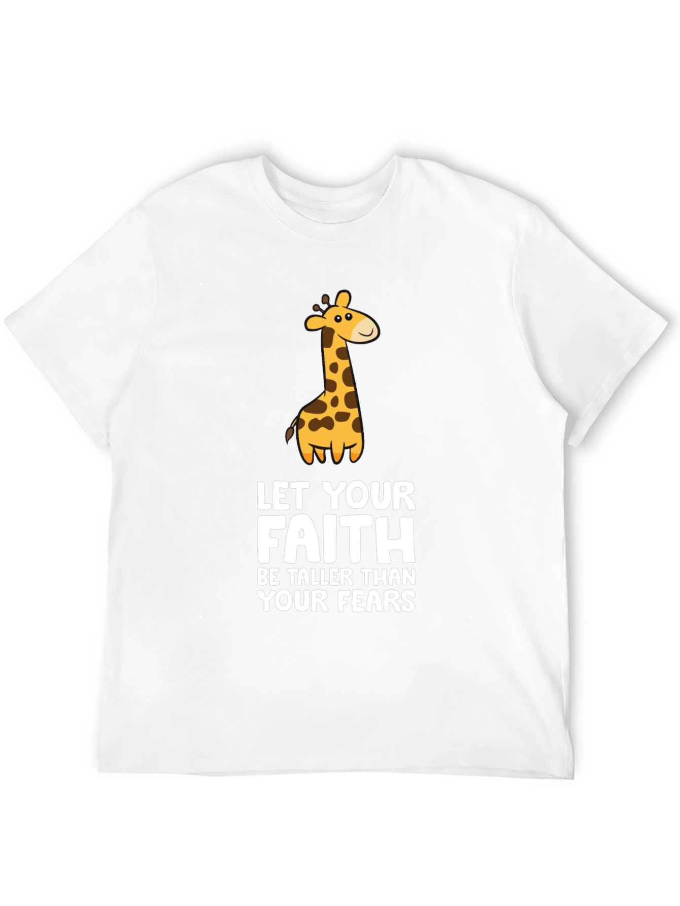 Faith Over Fear Giraffe Graphic Tee