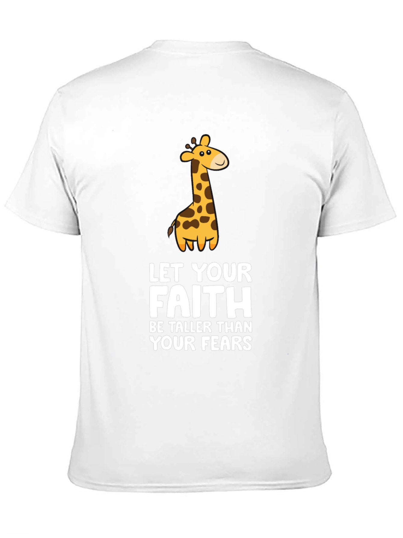 Faith Over Fear Giraffe Graphic Tee