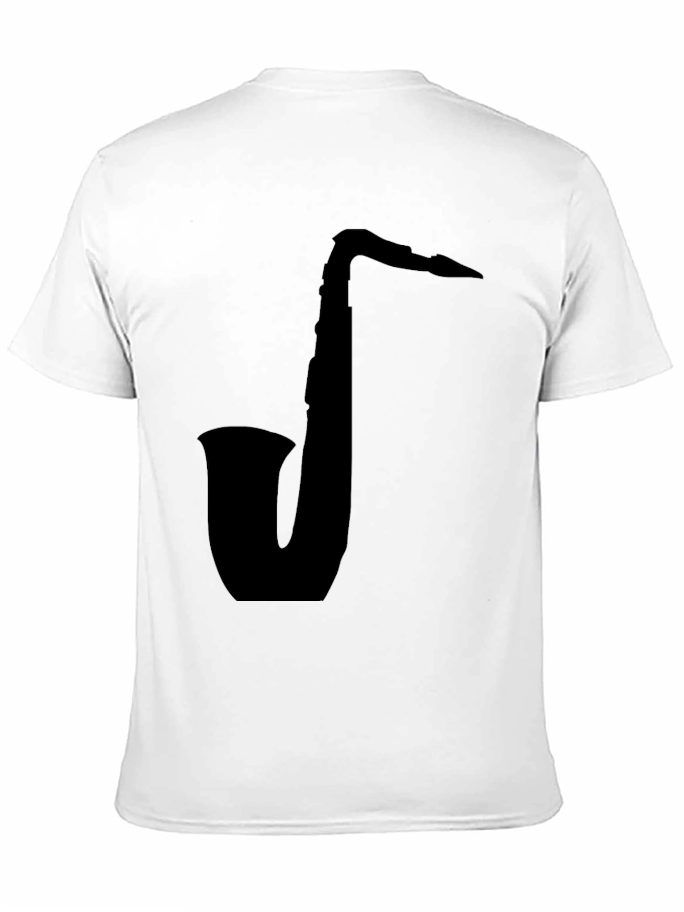 Saxophone Silhouette T-Shirt - Classic Music Lover Tee