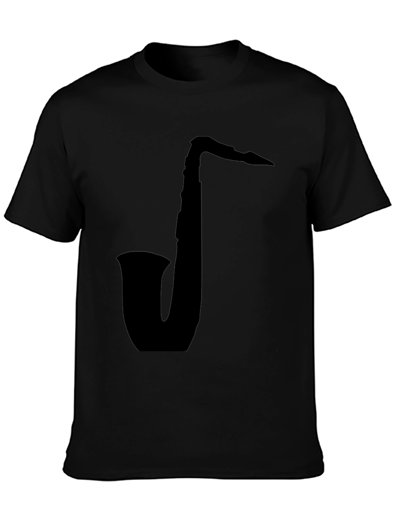 Saxophone Silhouette T-Shirt - Classic Music Lover Tee