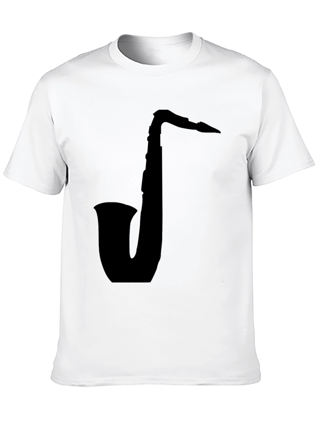 Saxophone Silhouette T-Shirt - Classic Music Lover Tee