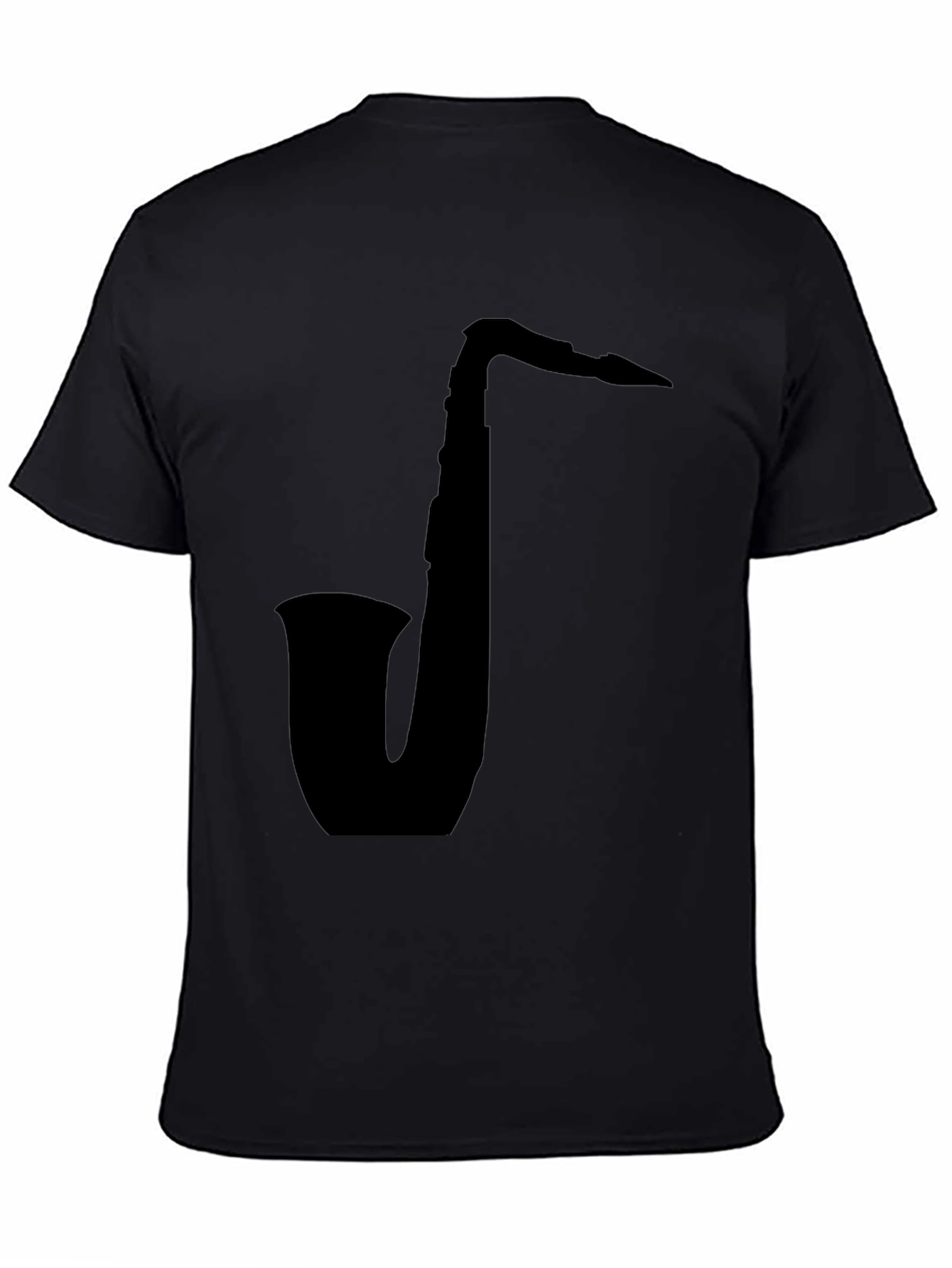 Saxophone Silhouette T-Shirt - Classic Music Lover Tee