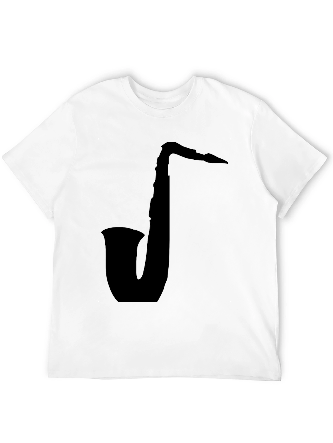 Saxophone Silhouette T-Shirt - Classic Music Lover Tee