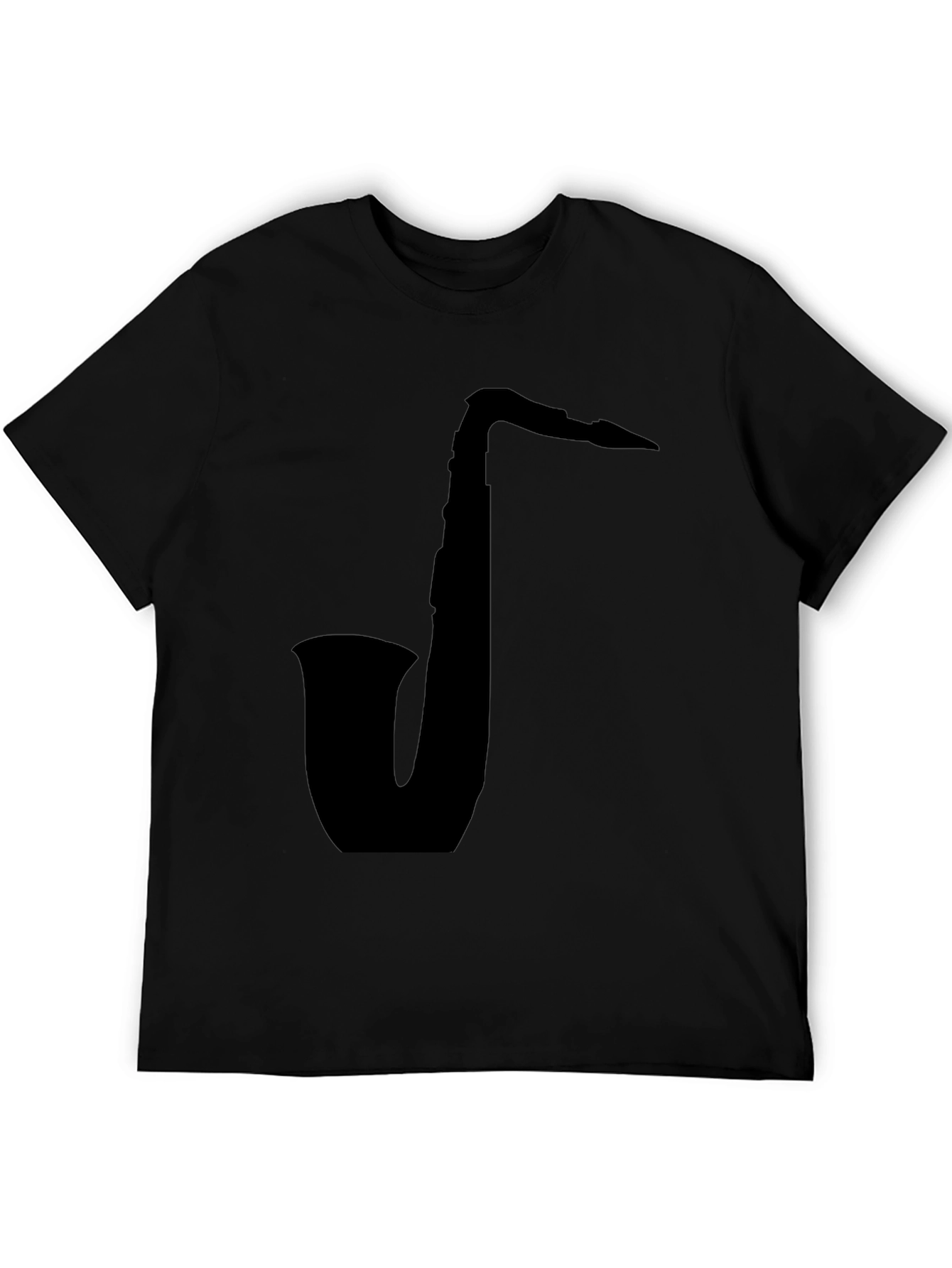 Saxophone Silhouette T-Shirt - Classic Music Lover Tee