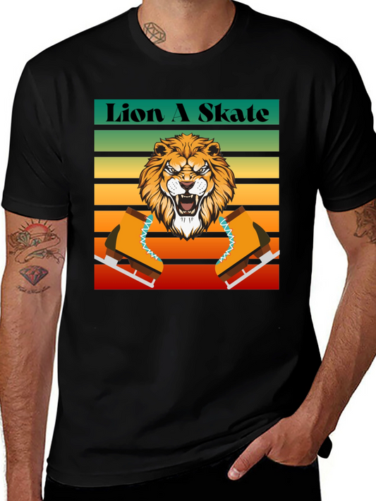 Lion A Skate Graphic T-Shirt