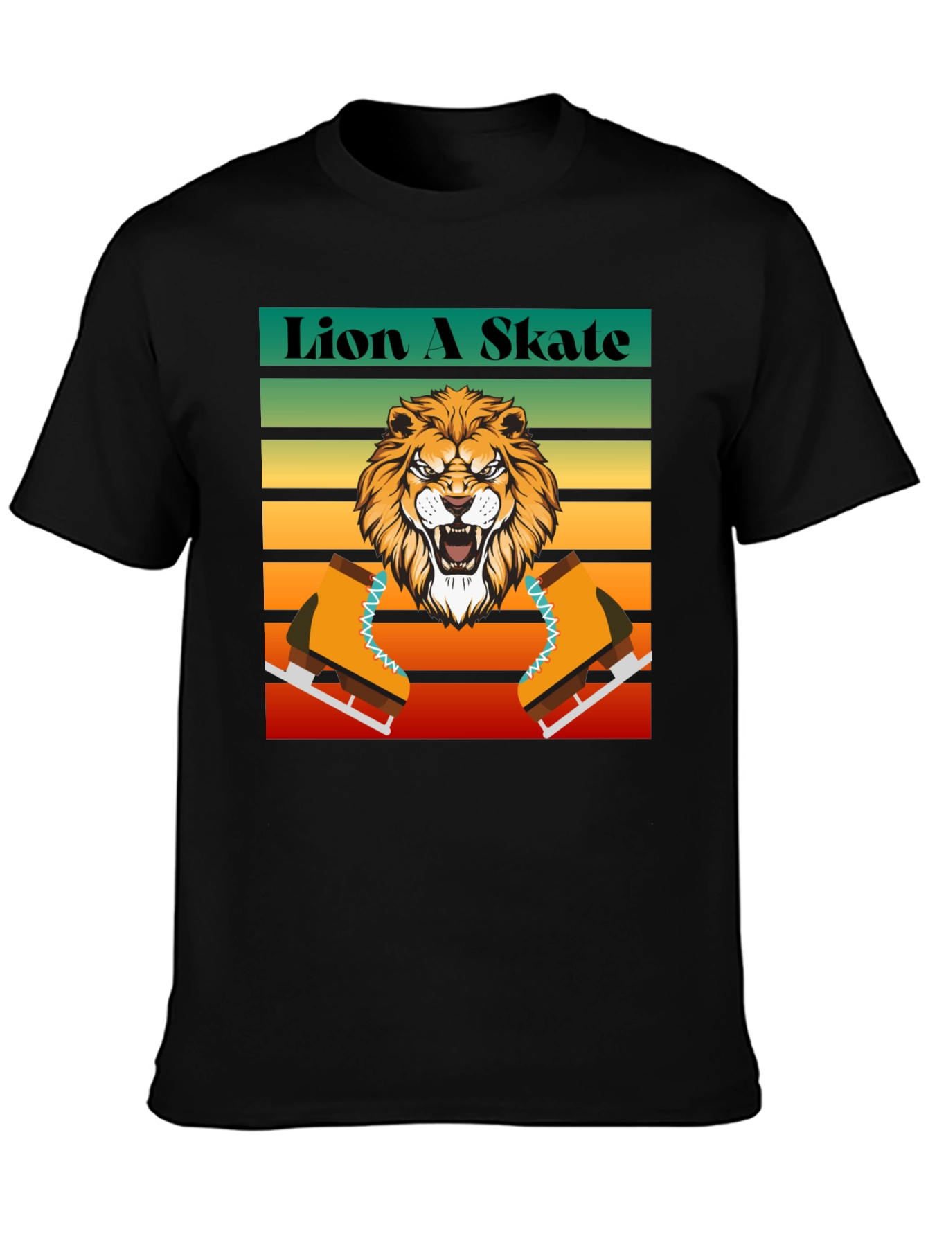 Lion A Skate Graphic T-Shirt