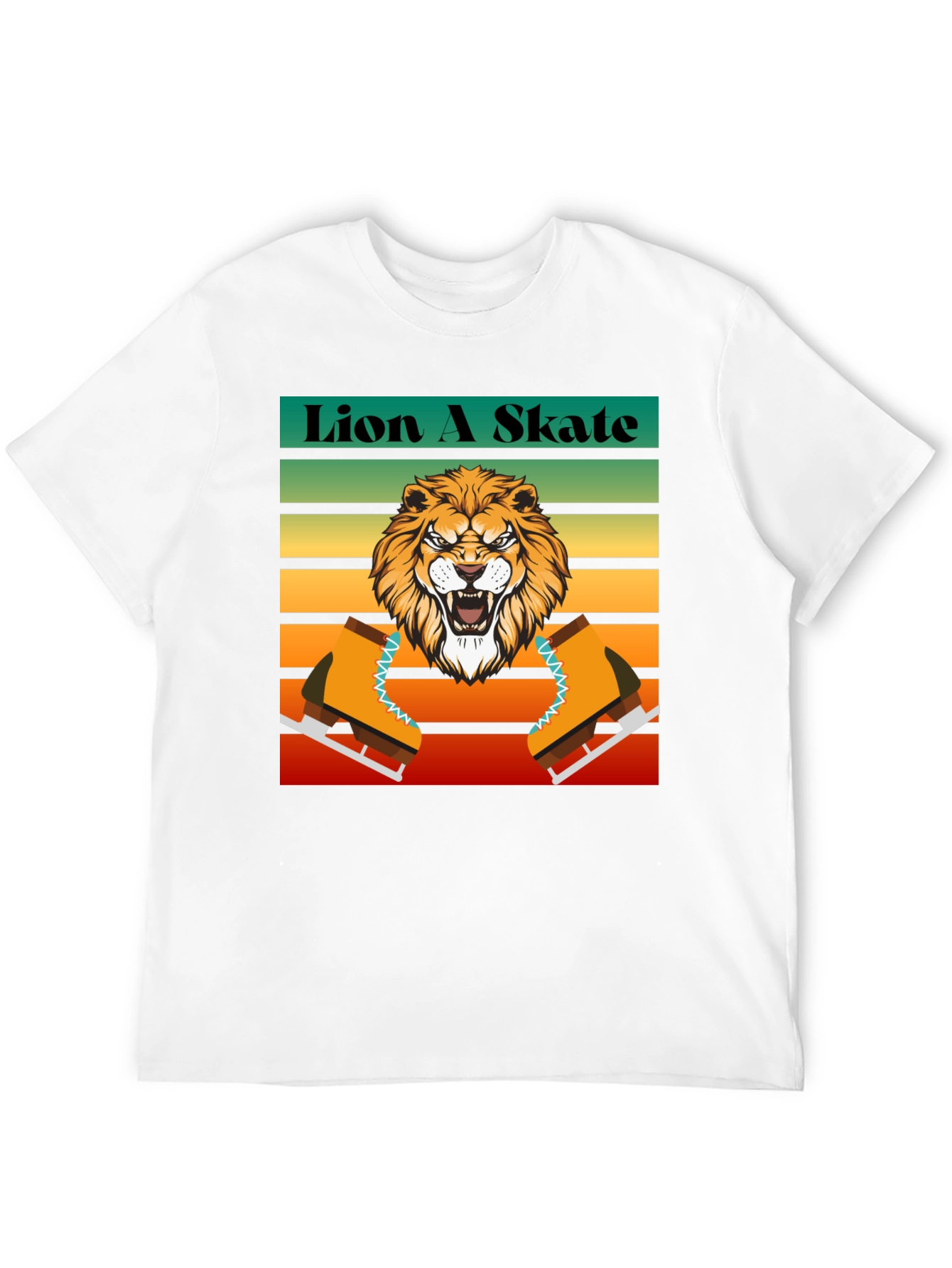 Lion A Skate Graphic T-Shirt