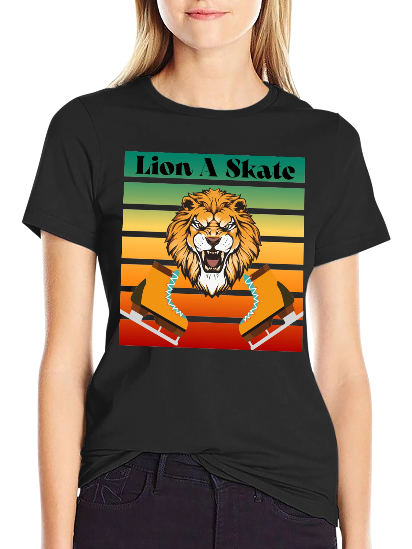 Lion A Skate Graphic T-Shirt