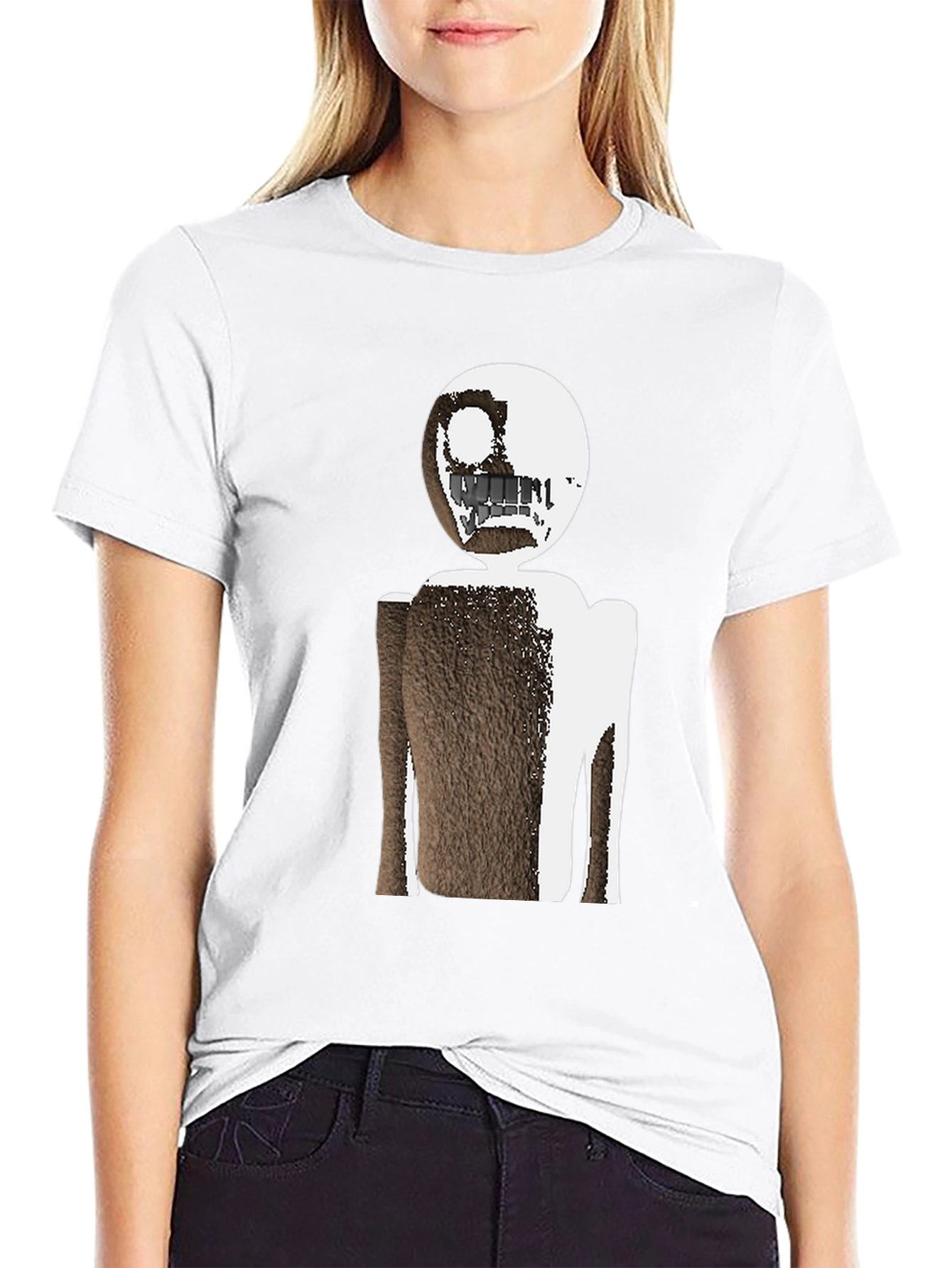 Abstract Character Graphic Tee