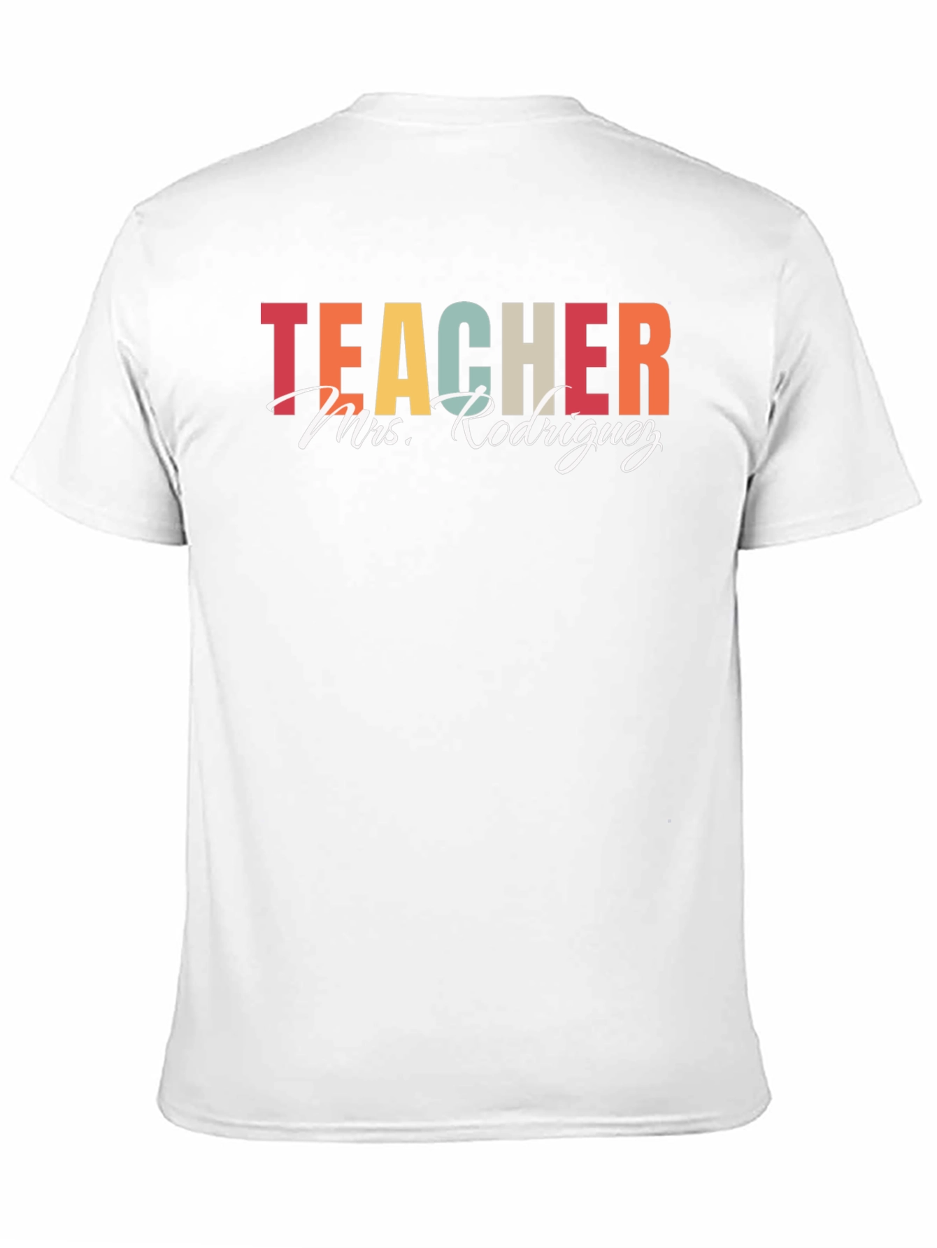 Teacher Mrs. Rodriguez T-Shirt Black Casual Tee