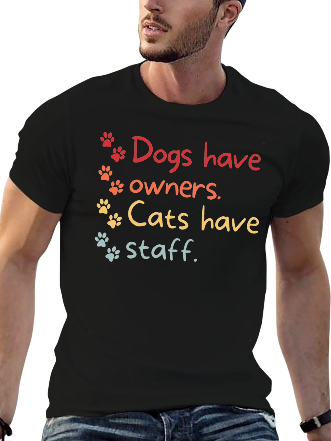 Dogs & Cats T-Shirt - Owners and Staff Tee