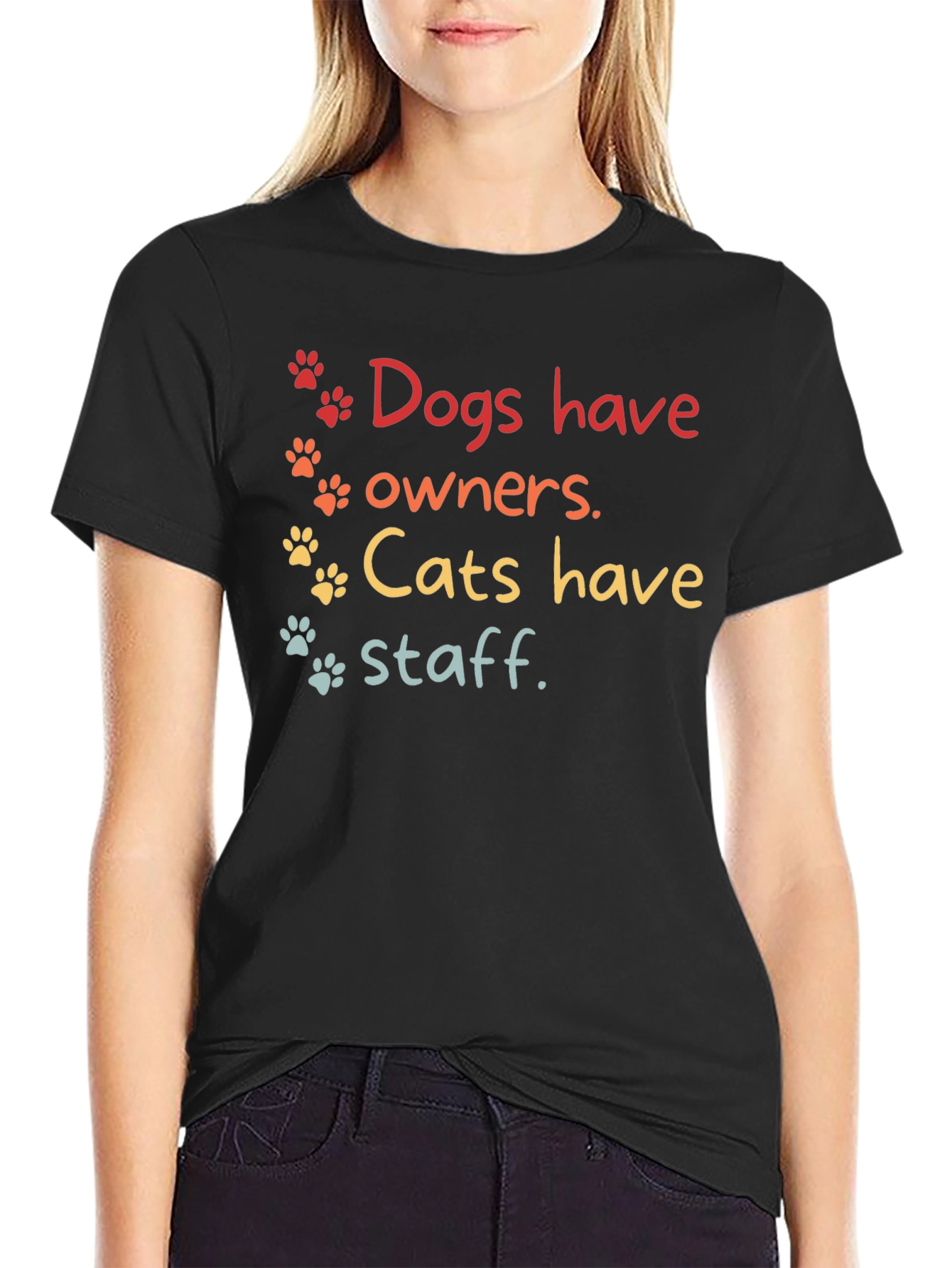 Dogs & Cats T-Shirt - Owners and Staff Tee